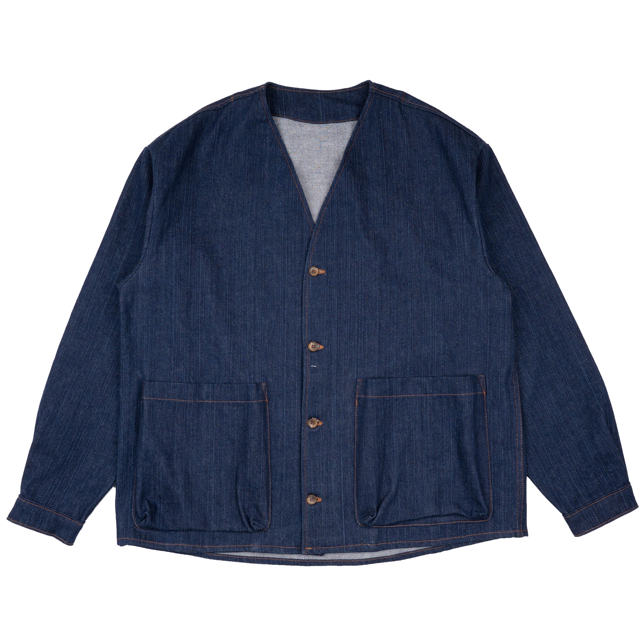 Wise Guy Jacket - Vertical Slub Denim - Indigo by Naked & Famous Denim