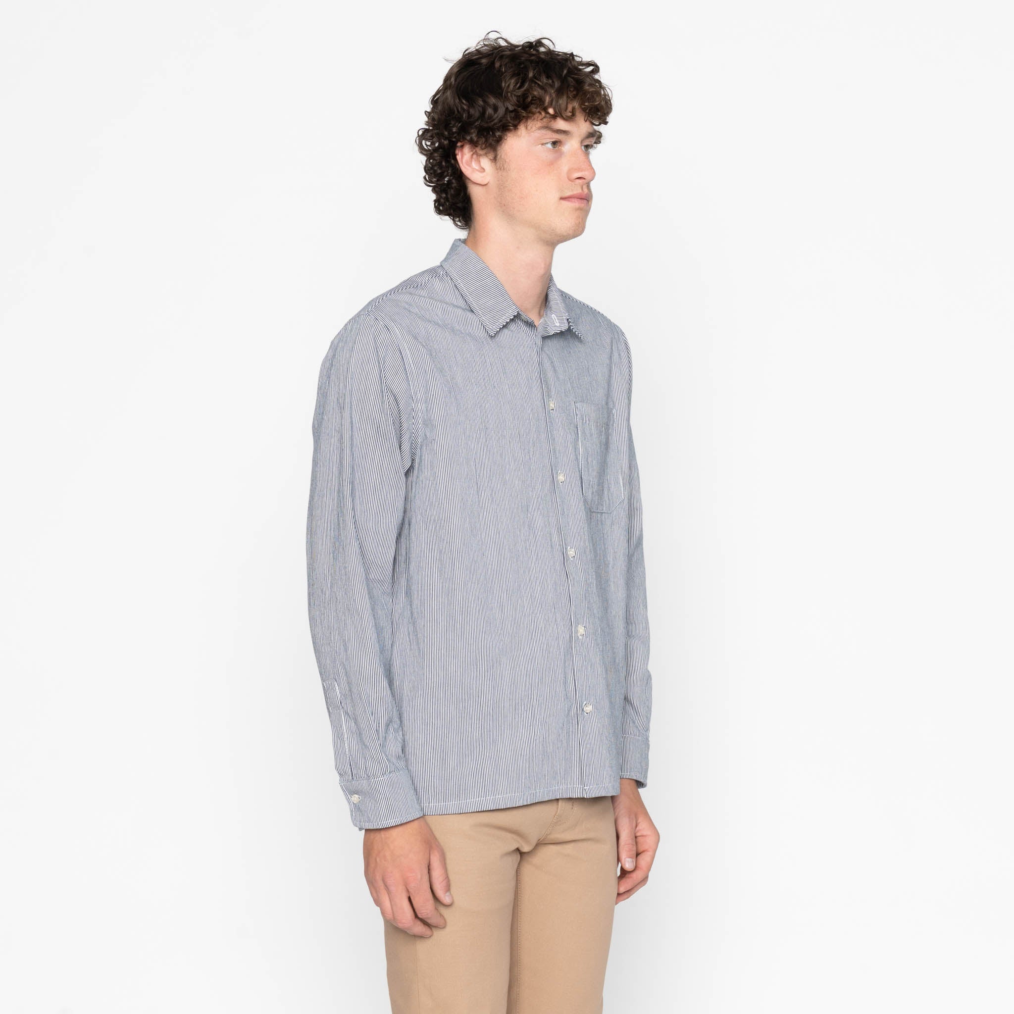 True Shirt - Organic Hickory - Indigo by Naked & Famous Denim