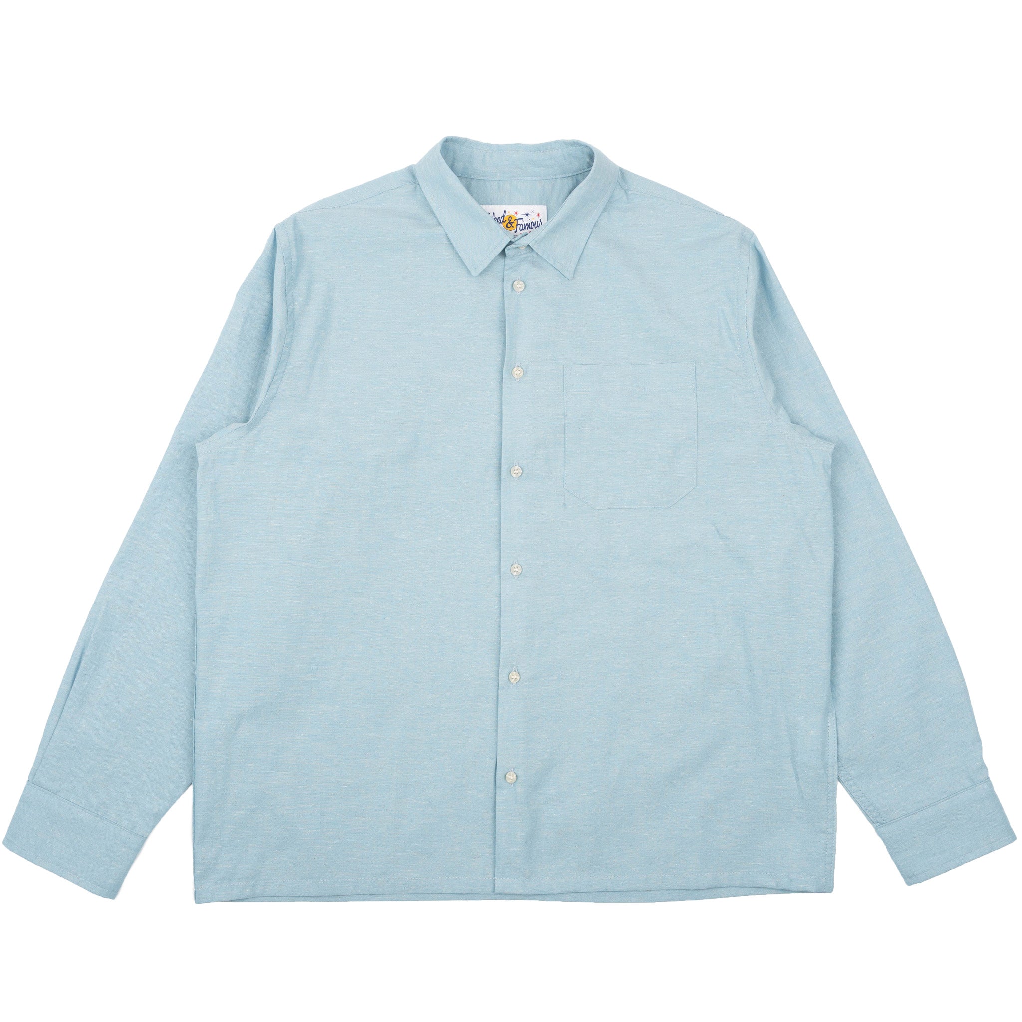 True Shirt - Selvedge Chambray - Pale Blue by Naked & Famous Denim