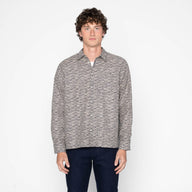 True Shirt - Seigaiha Waves - Indigo by Naked & Famous Denim