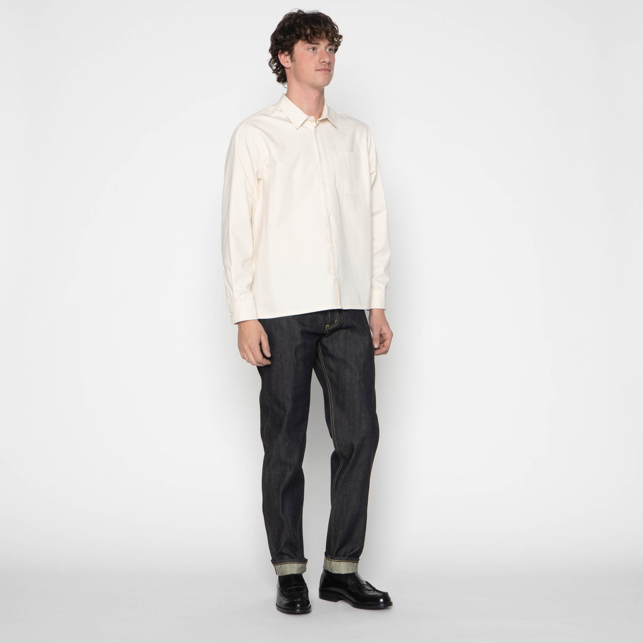 True Shirt - Natural Seed - Ecru by Naked & Famous Denim