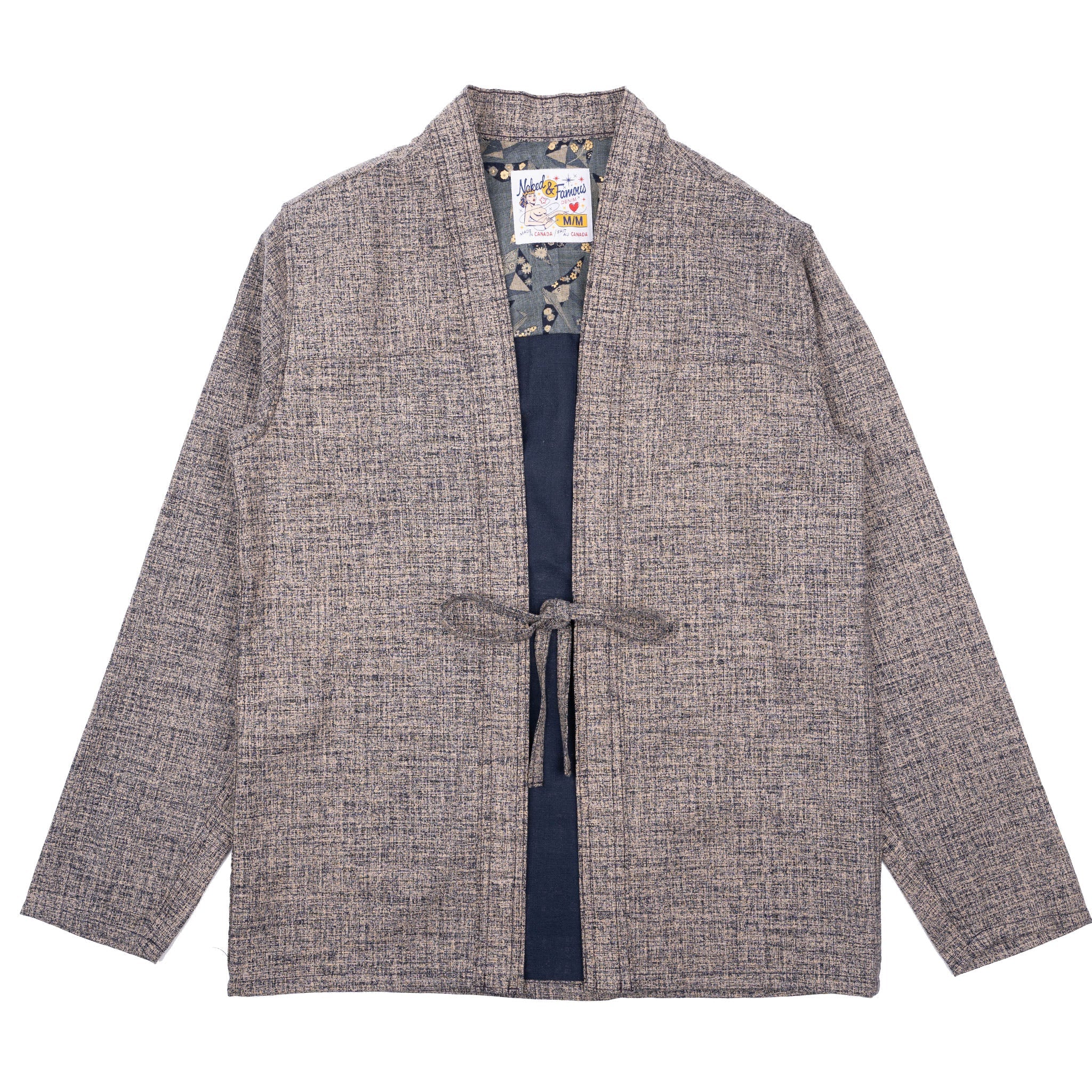 Kimono Shirt - Kimono Scramble - Indigo by Naked & Famous Denim