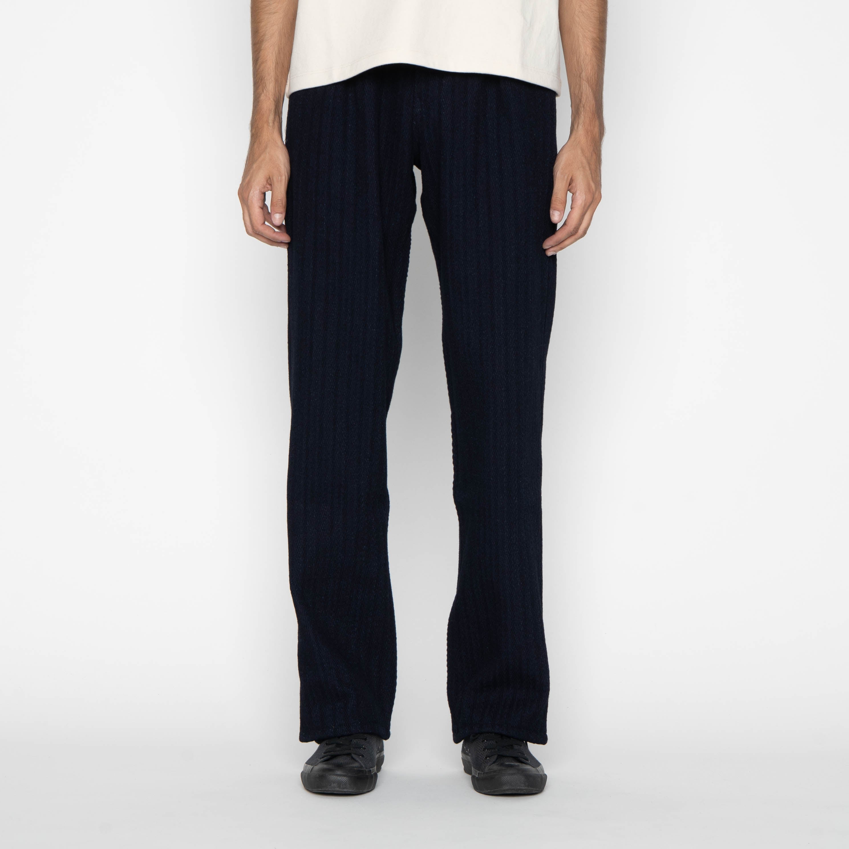 Pleated Trouser - Indigo Sugiaya - Indigo by Naked & Famous Denim