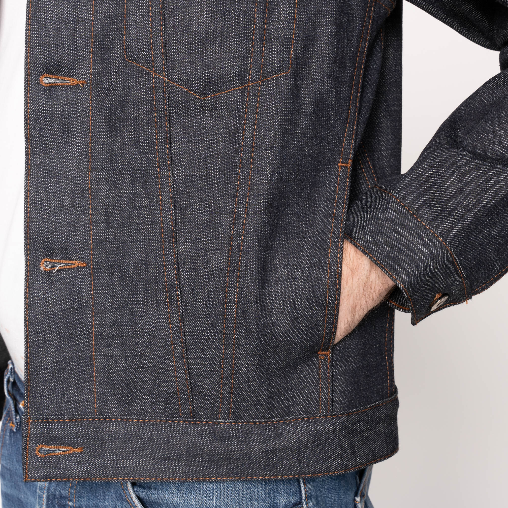 Denim Jacket - Love & Peace Selvedge by Naked & Famous Denim