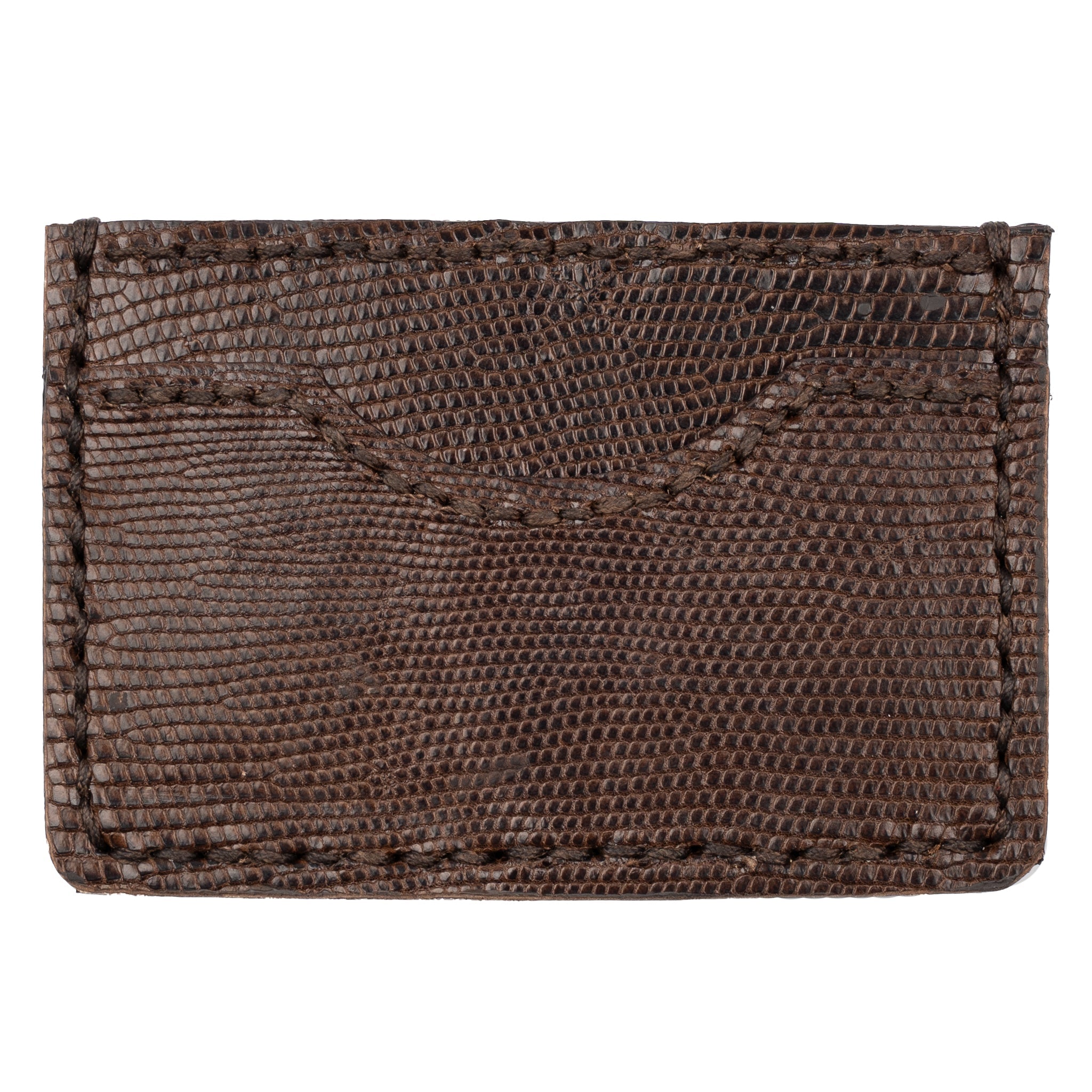 Card Case - Brown Lizard by Naked & Famous Denim