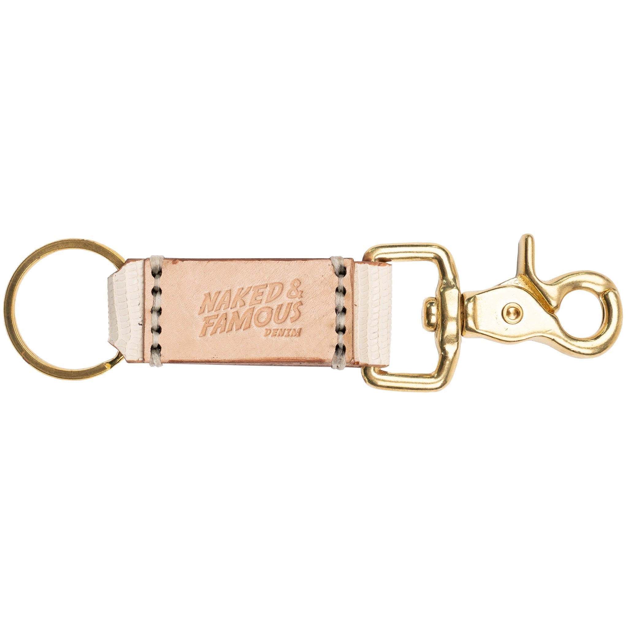 Keychain - Ivory Lizard by Naked & Famous Denim