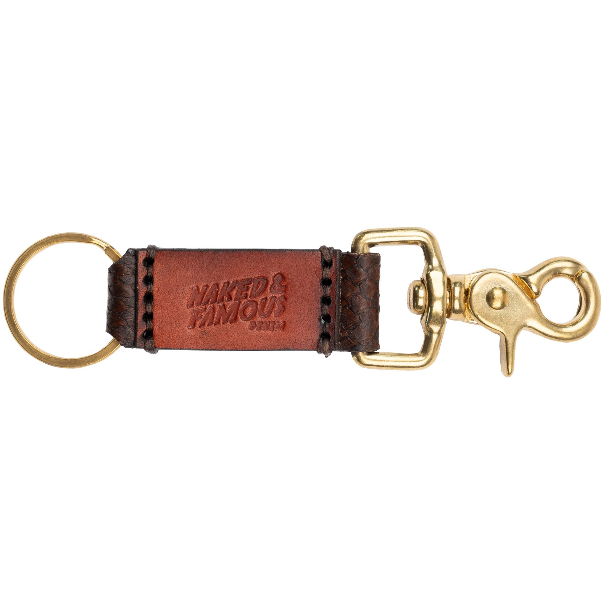 Keychain - Brown Salmon by Naked & Famous Denim