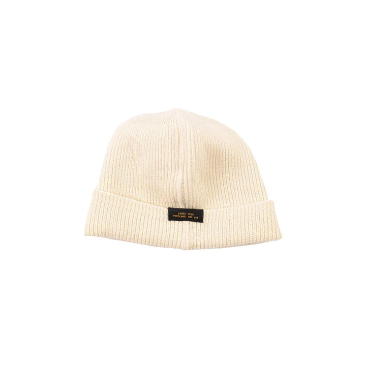 Wool Knit Watch Cap - Natural