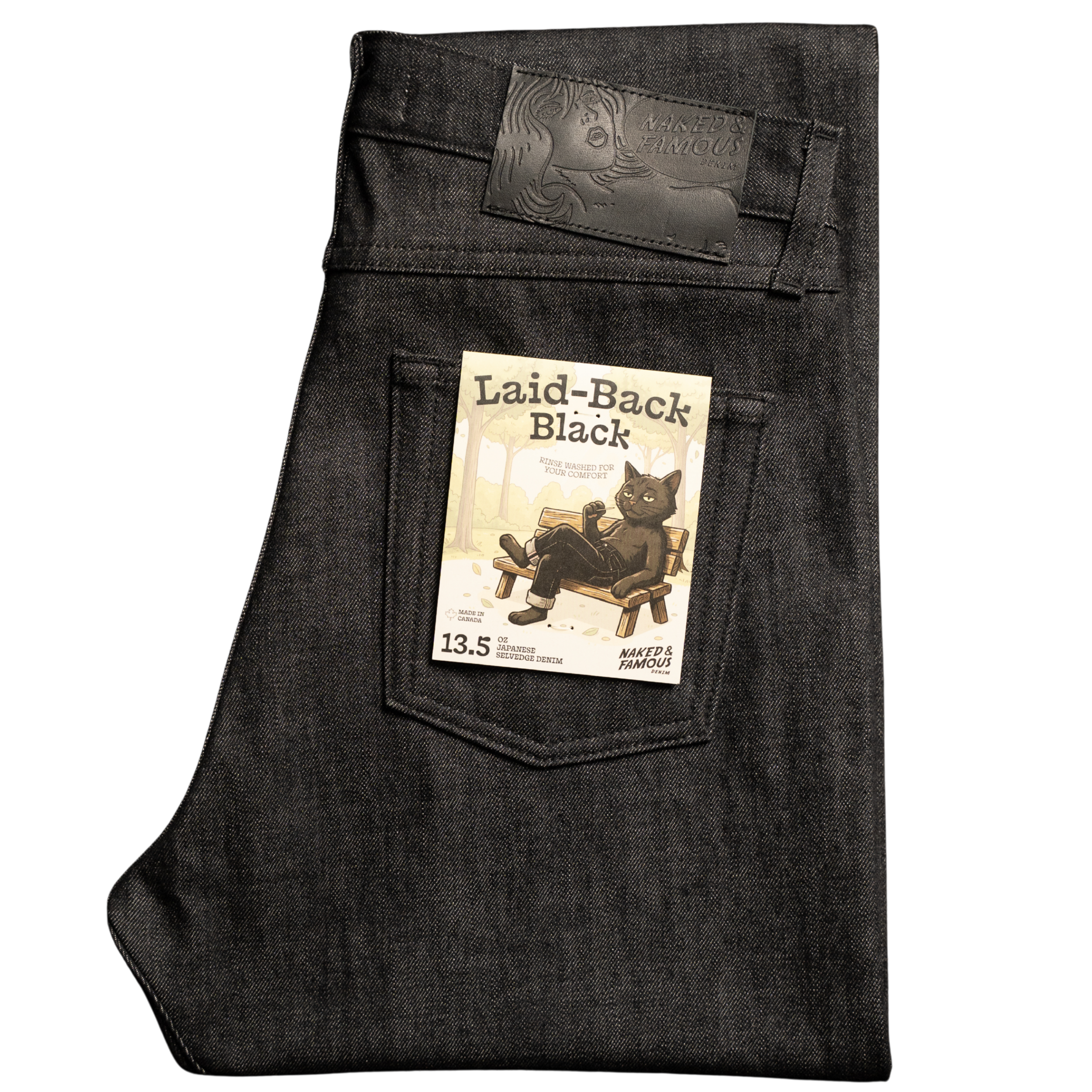 Strong Guy - Laid-Back Black by Naked & Famous Denim