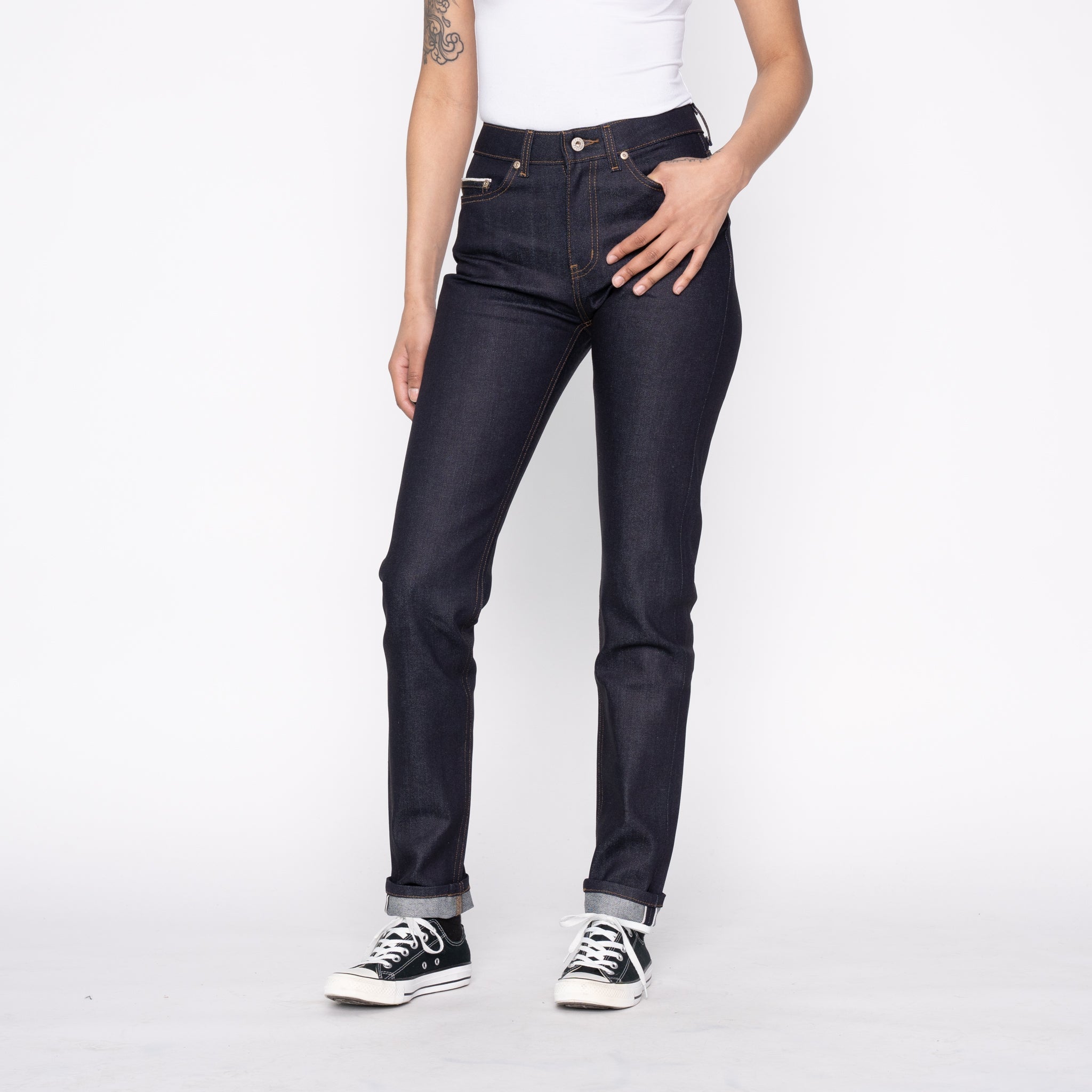 Women's - High Skinny - Nightshade Stretch Selvedge by Naked & Famous Denim