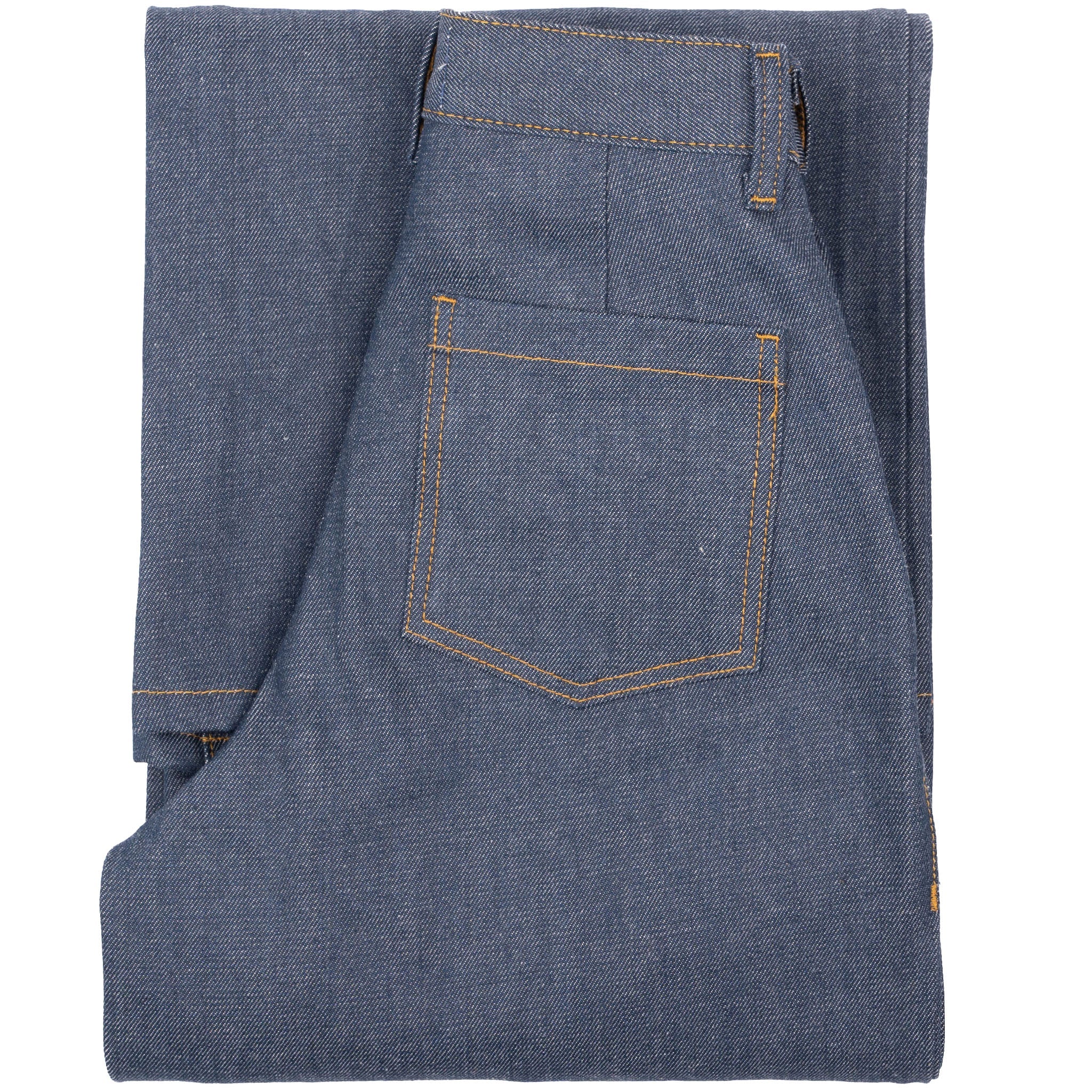 Wide Leg Trouser - Natural Indigo - Indigo by Naked & Famous Denim