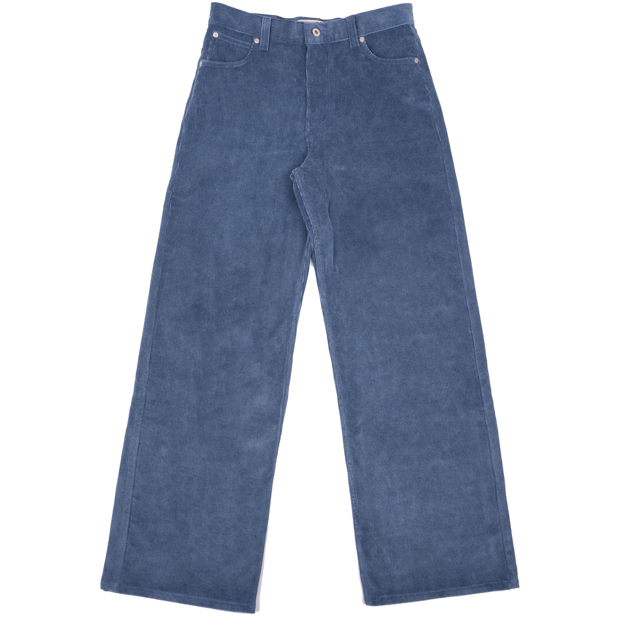 Wide Wild West - Organic Faded Corduroy - Indigo by Naked & Famous Denim