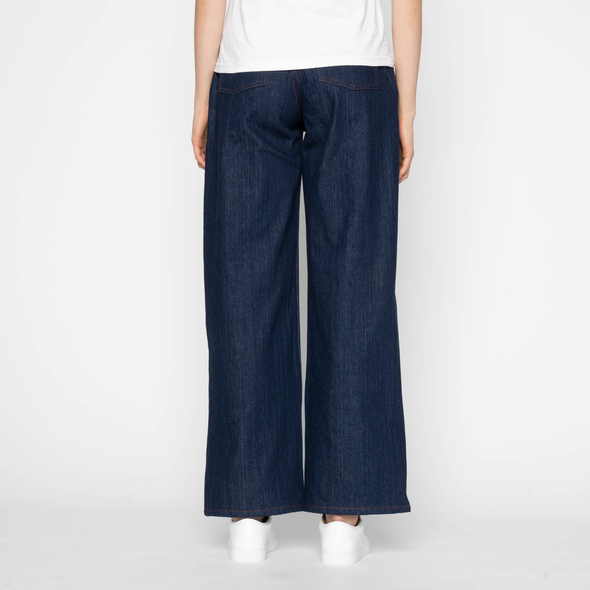 Maudie - Vertical Slub Denim - Indigo by Naked & Famous Denim