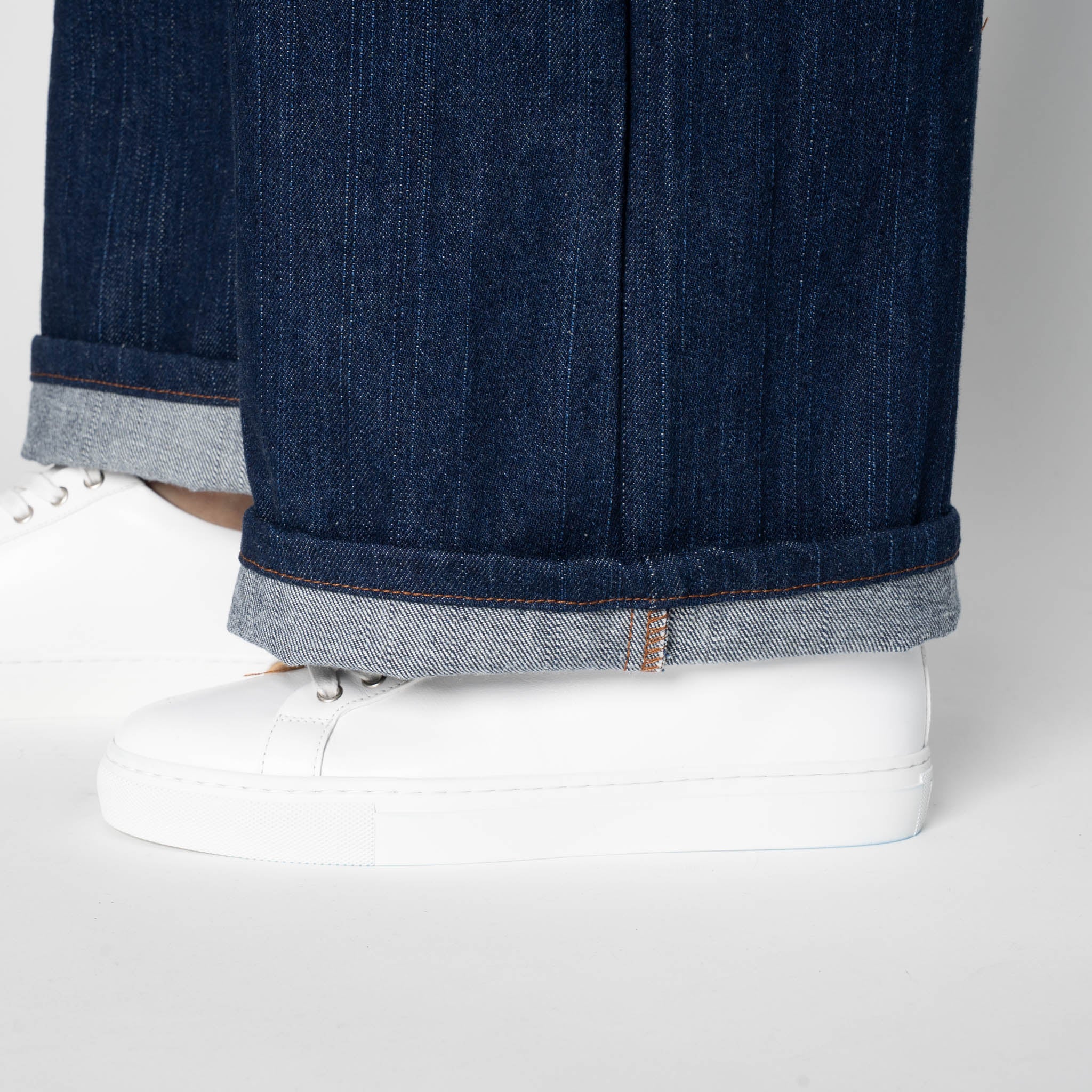 Wide Wild West - Vertical Slub Denim - Indigo by Naked & Famous Denim