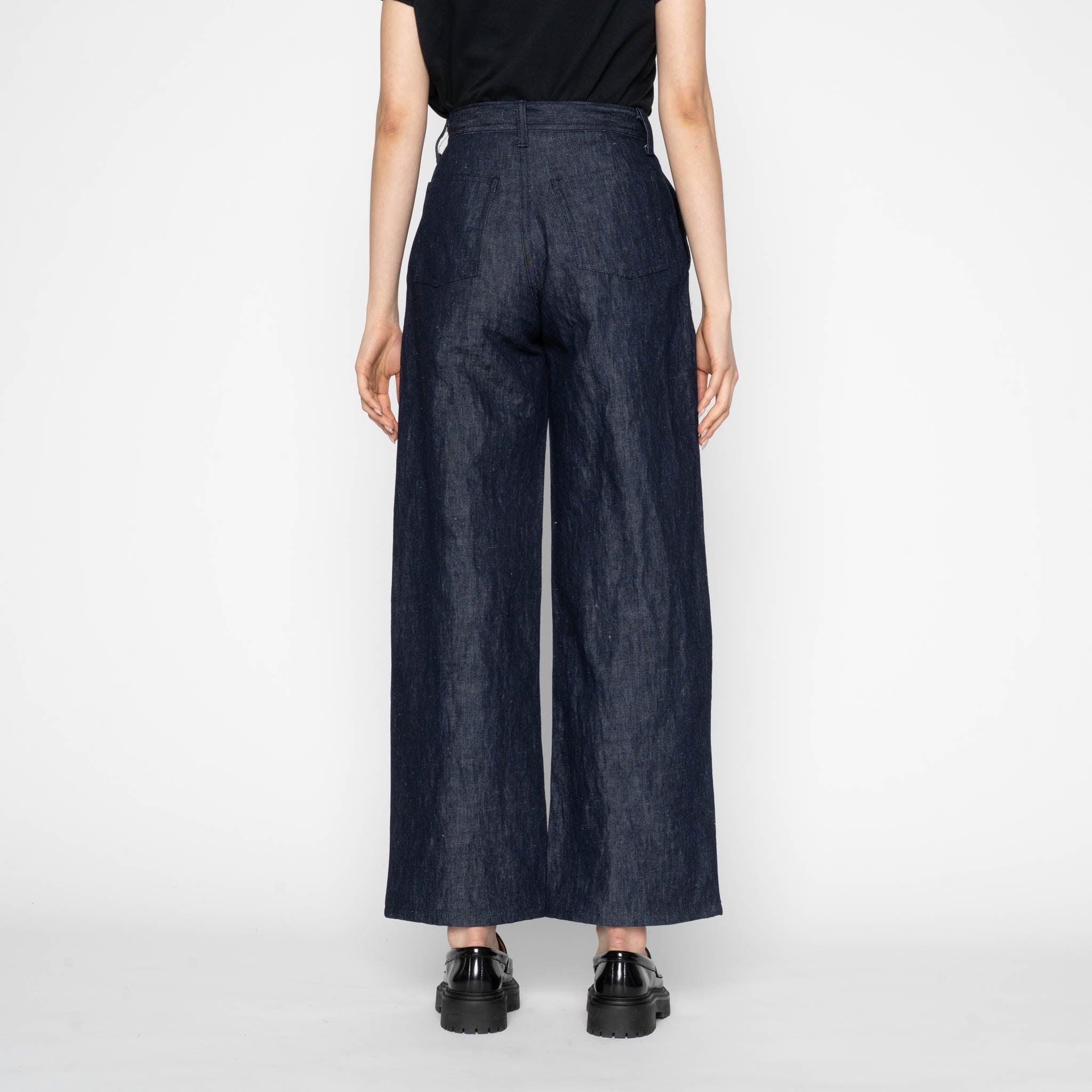 Maudie - Linen Blend Denim by Naked & Famous Denim
