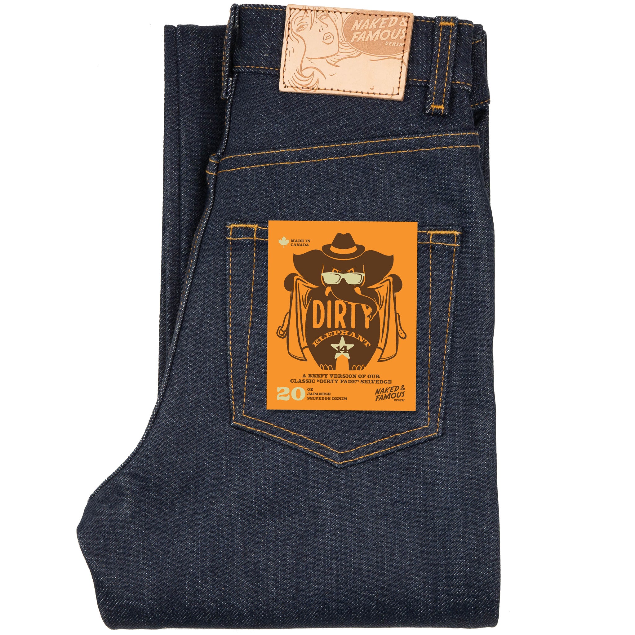 True Girl - Elephant 14 - Dirty Elephant Selvedge