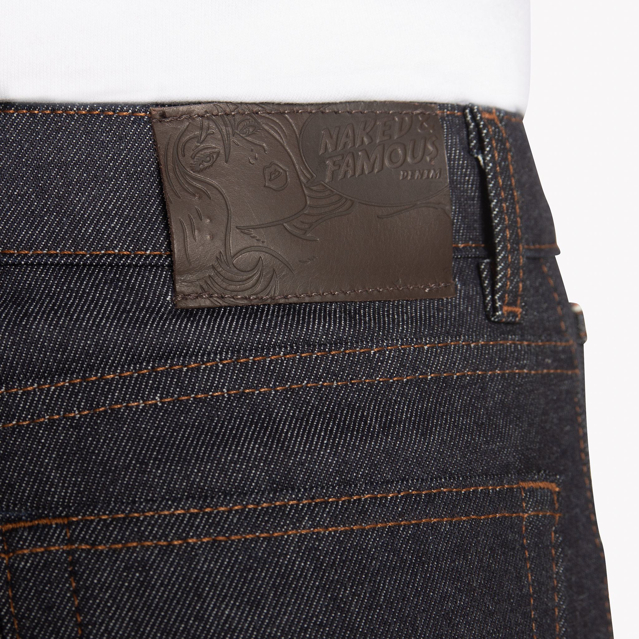 Arrow - 11oz Indigo Selvedge Denim by Naked & Famous Denim