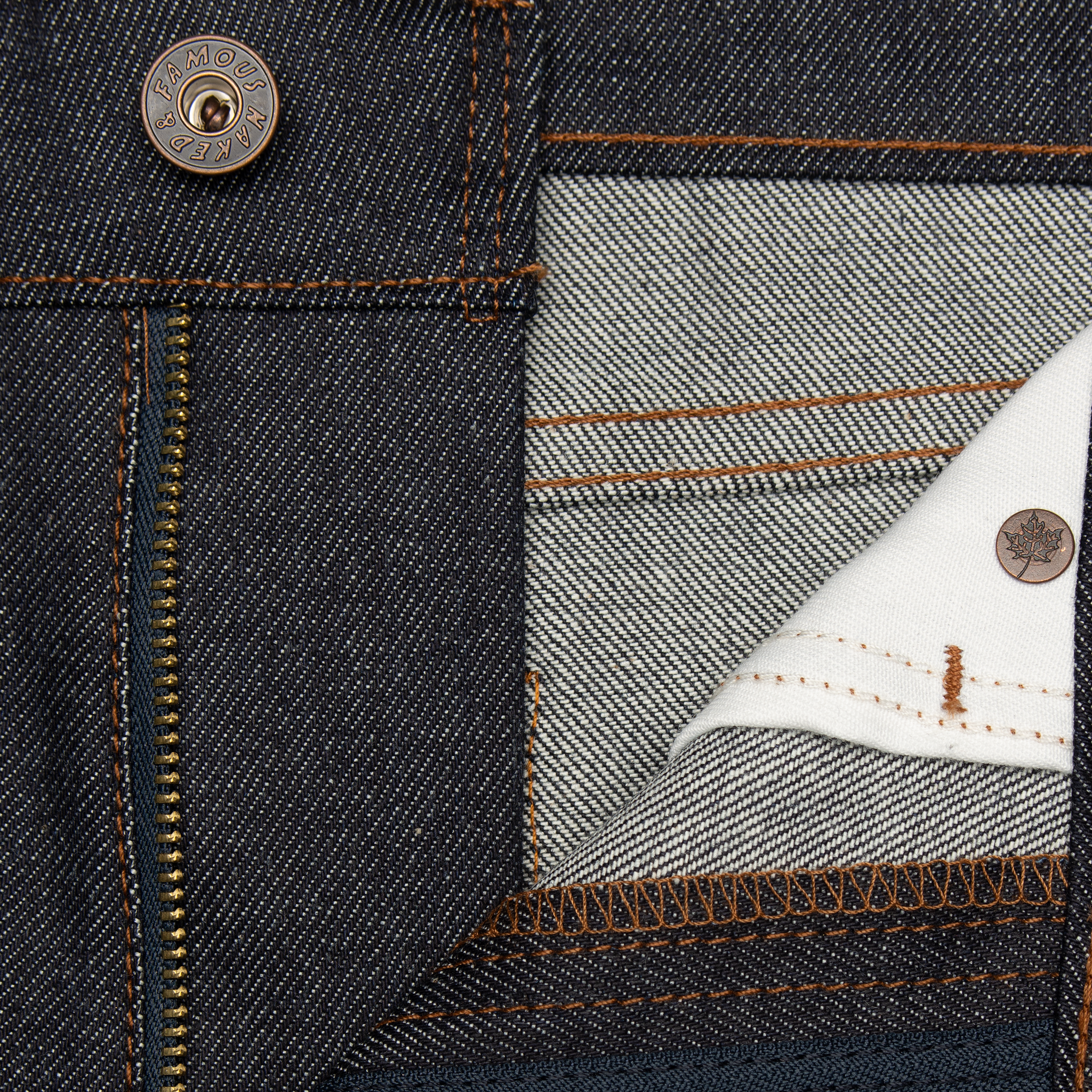 Arrow - 11oz Indigo Selvedge Denim by Naked & Famous Denim