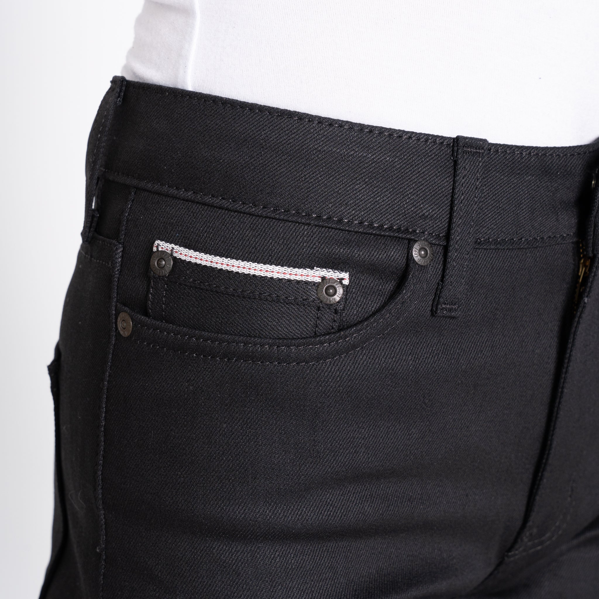 Women's - High Skinny - Black Cobra Stretch Selvedge by Naked & Famous Denim