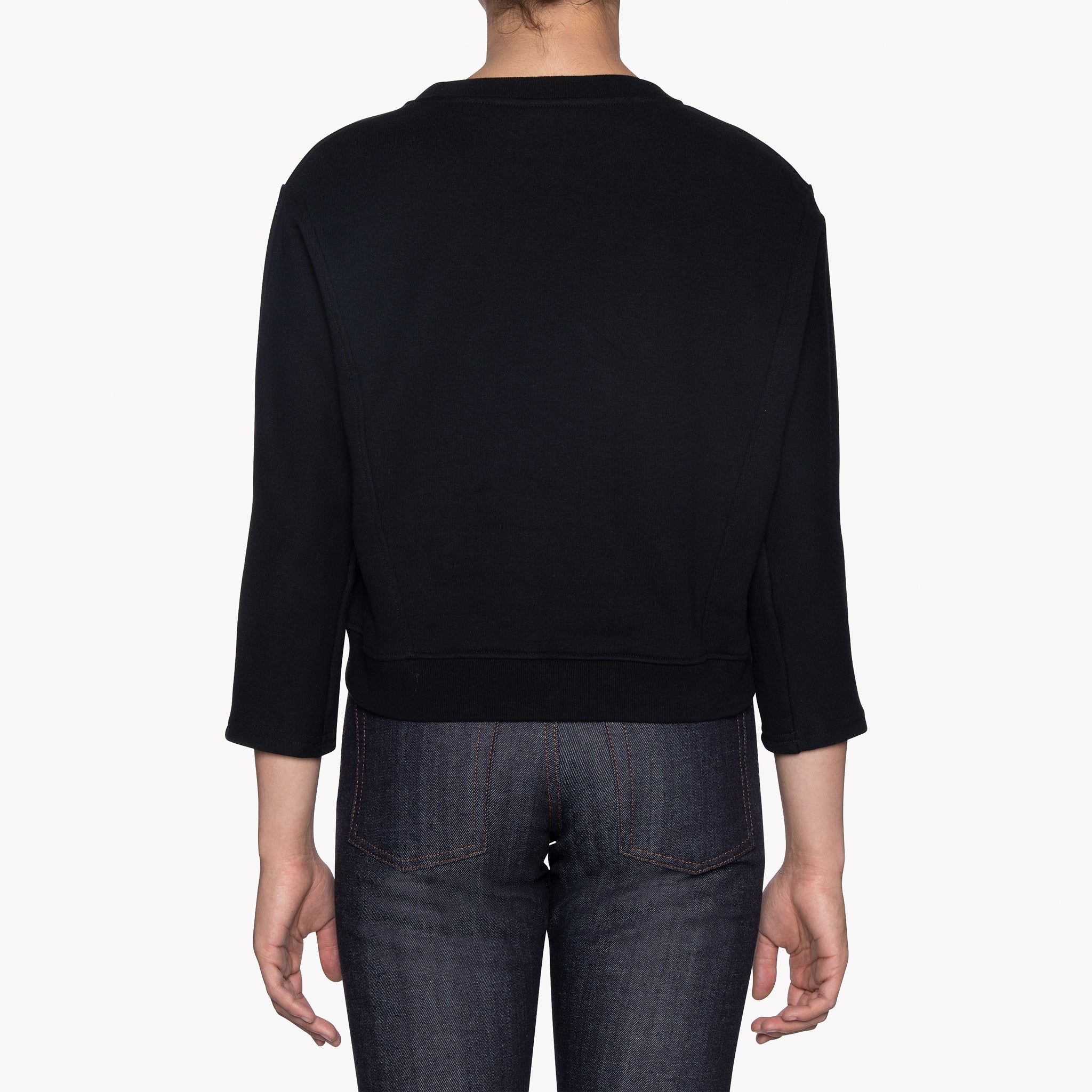 Women's - Smart Crew - Terry - Black by Naked & Famous Denim