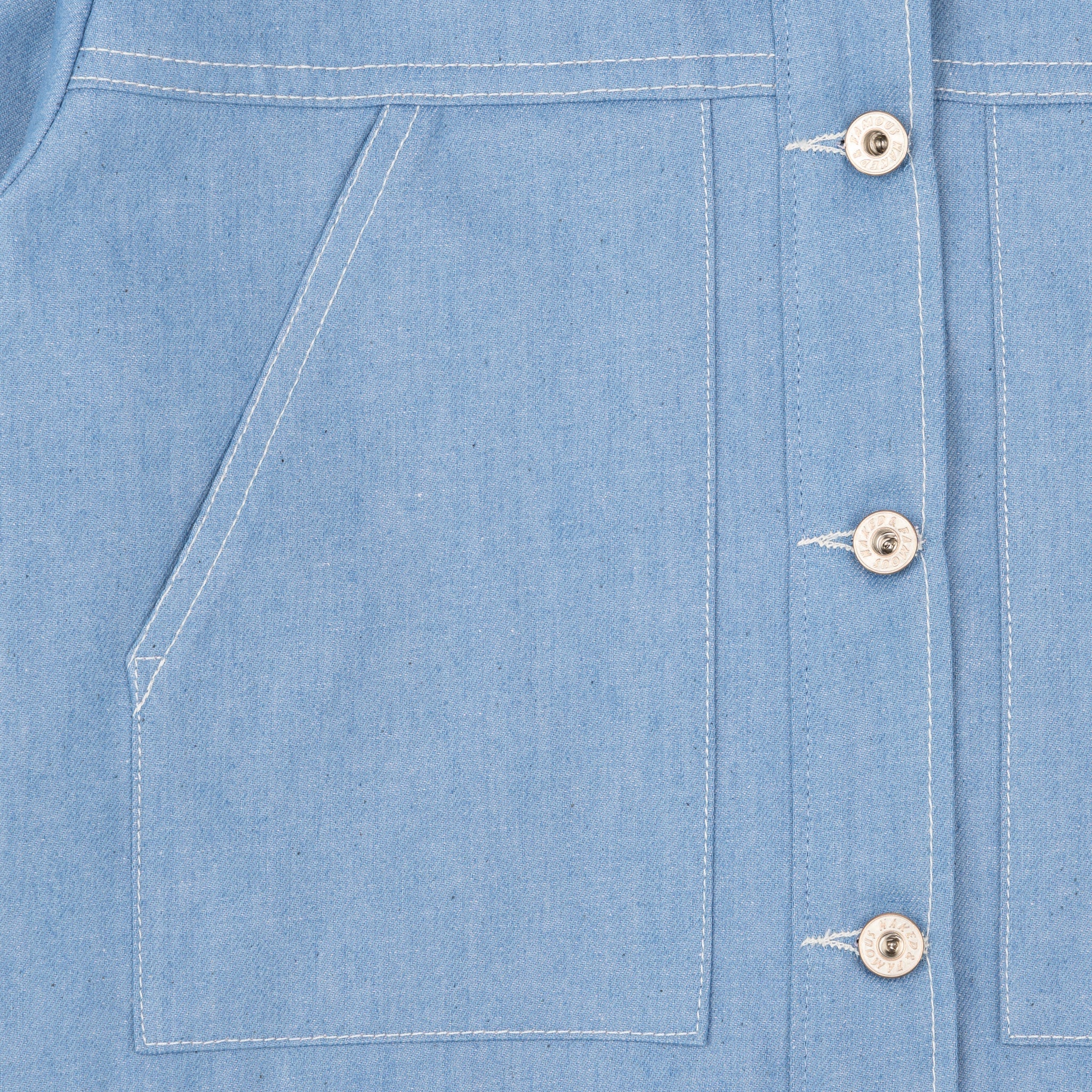 Cropped Denim Jacket - Sakura Sky by Naked & Famous Denim