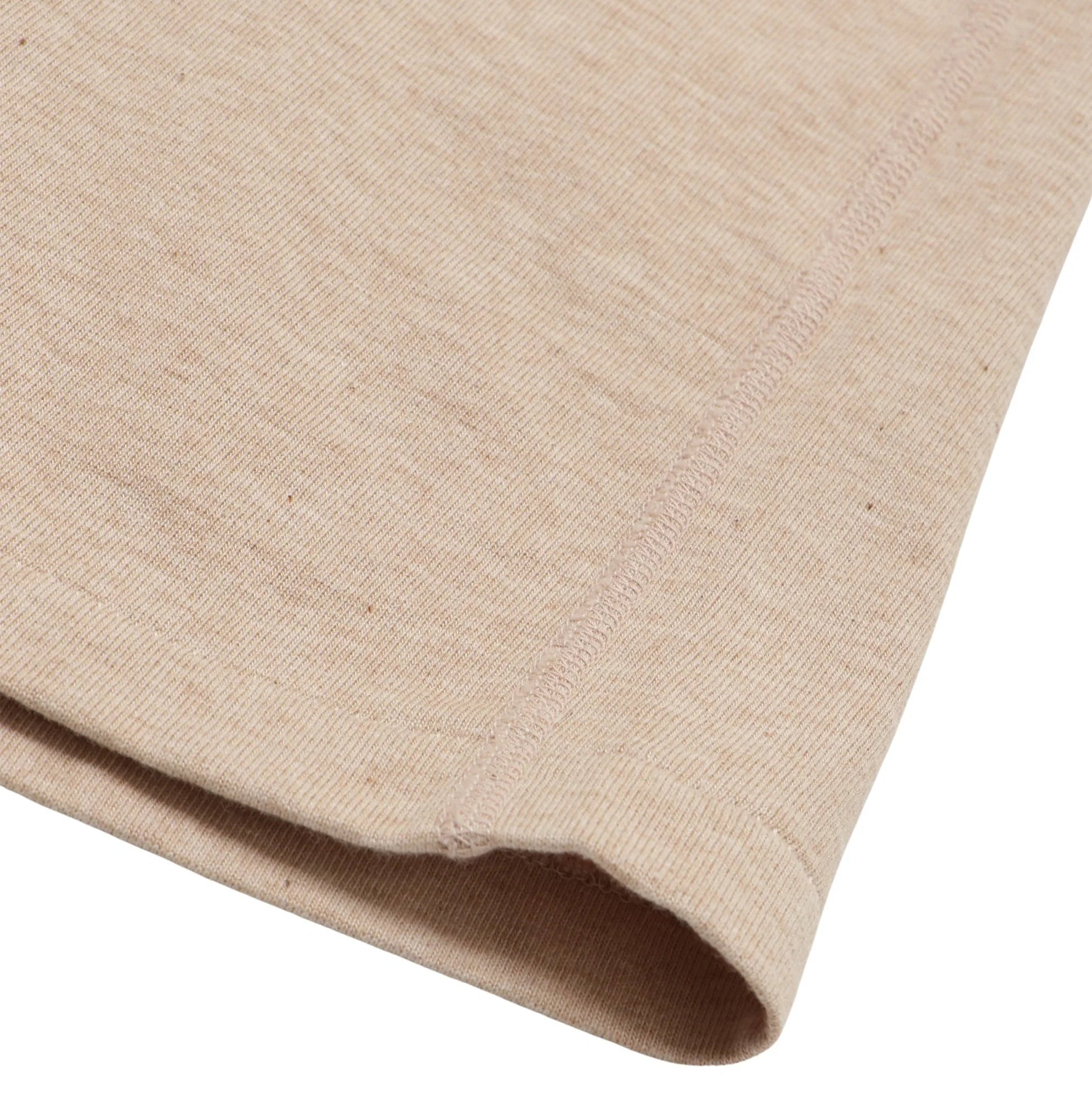 Crewneck T-shirt - Foxfibre® Tsuriami - Coyote 15 by Wonder Looper