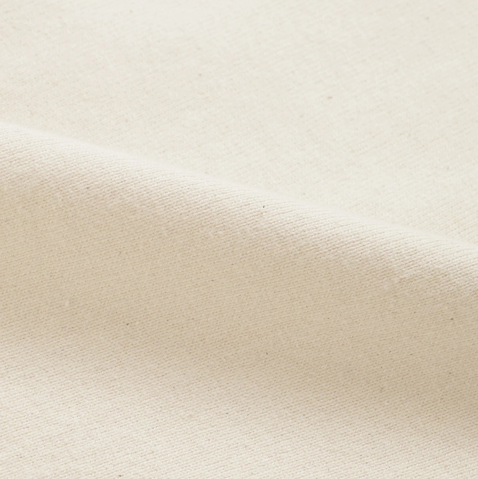 Crewneck T-shirt - Double Heavyweight- Ecru by Wonder Looper