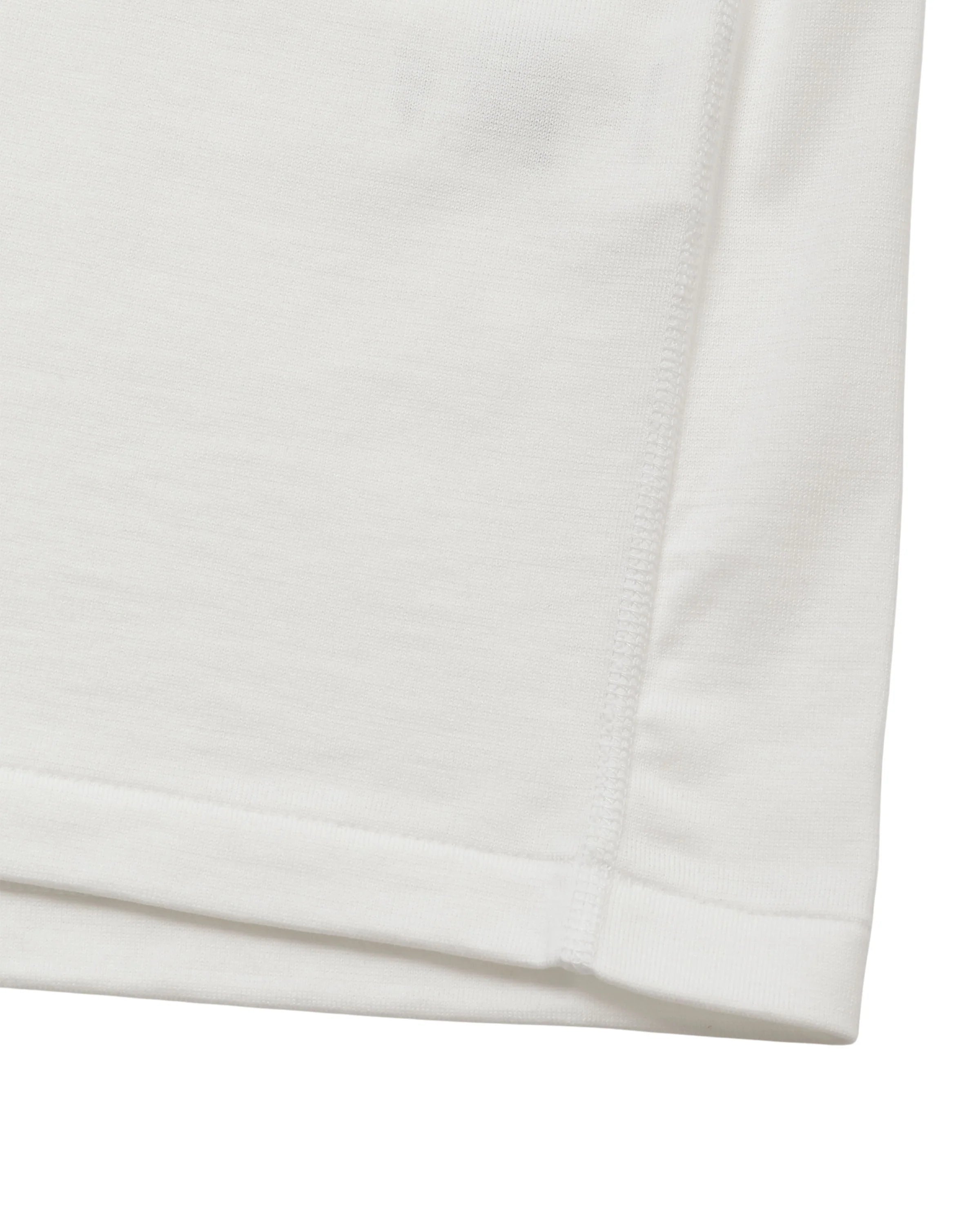 Crewneck T-shirt - Ultimate Pima Tsuriami - White by Wonder Looper