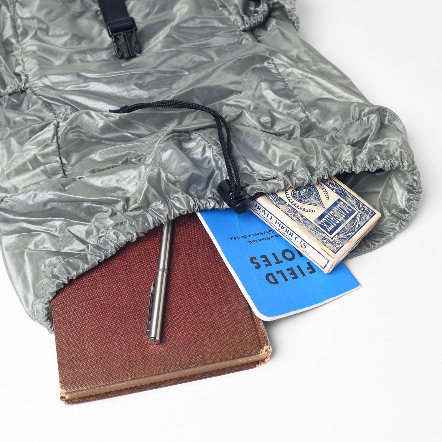 Packable Back Pack - 1.1oz Parachute Nylon Silver by Epperson Mountaineering