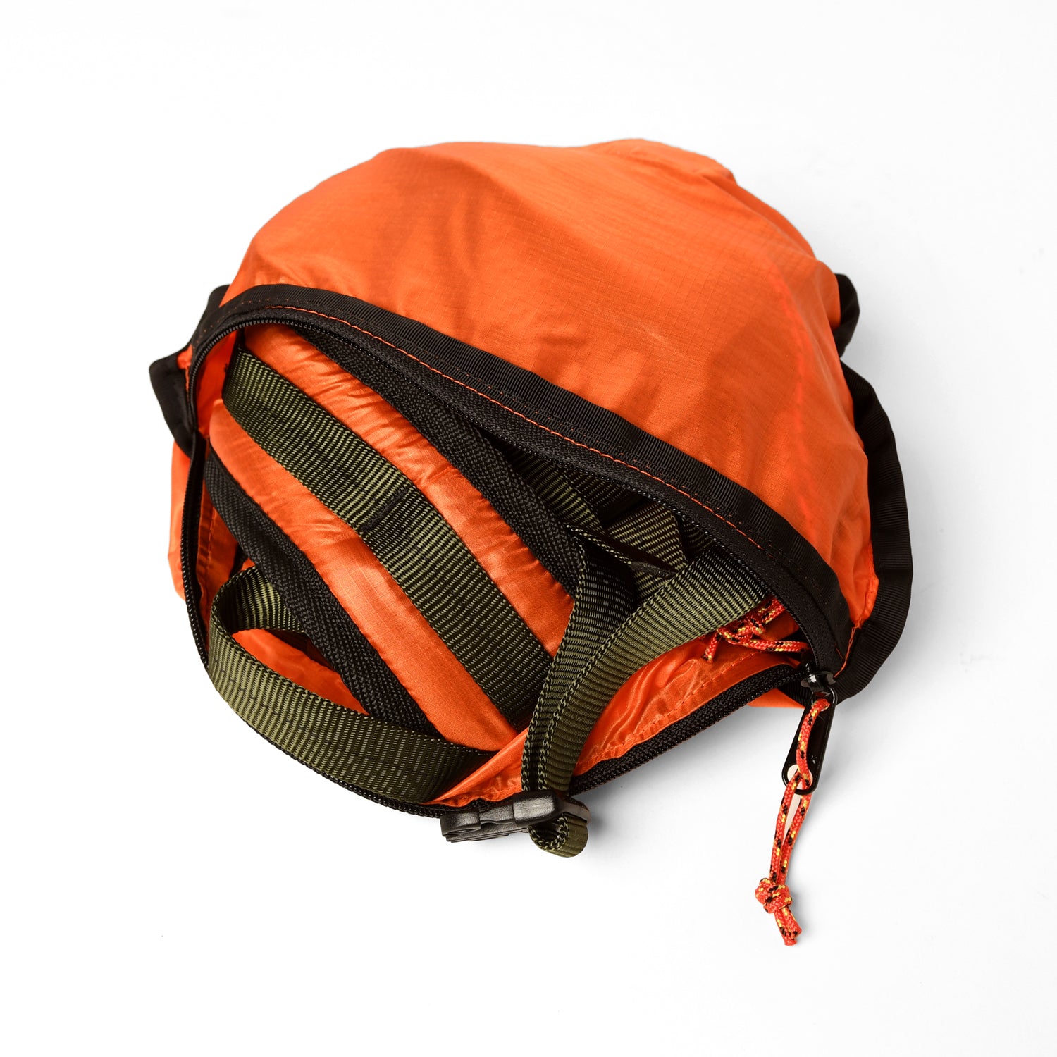 Packable Back Pack - 1.1oz Parachute Nylon Orange by Epperson Mountaineering