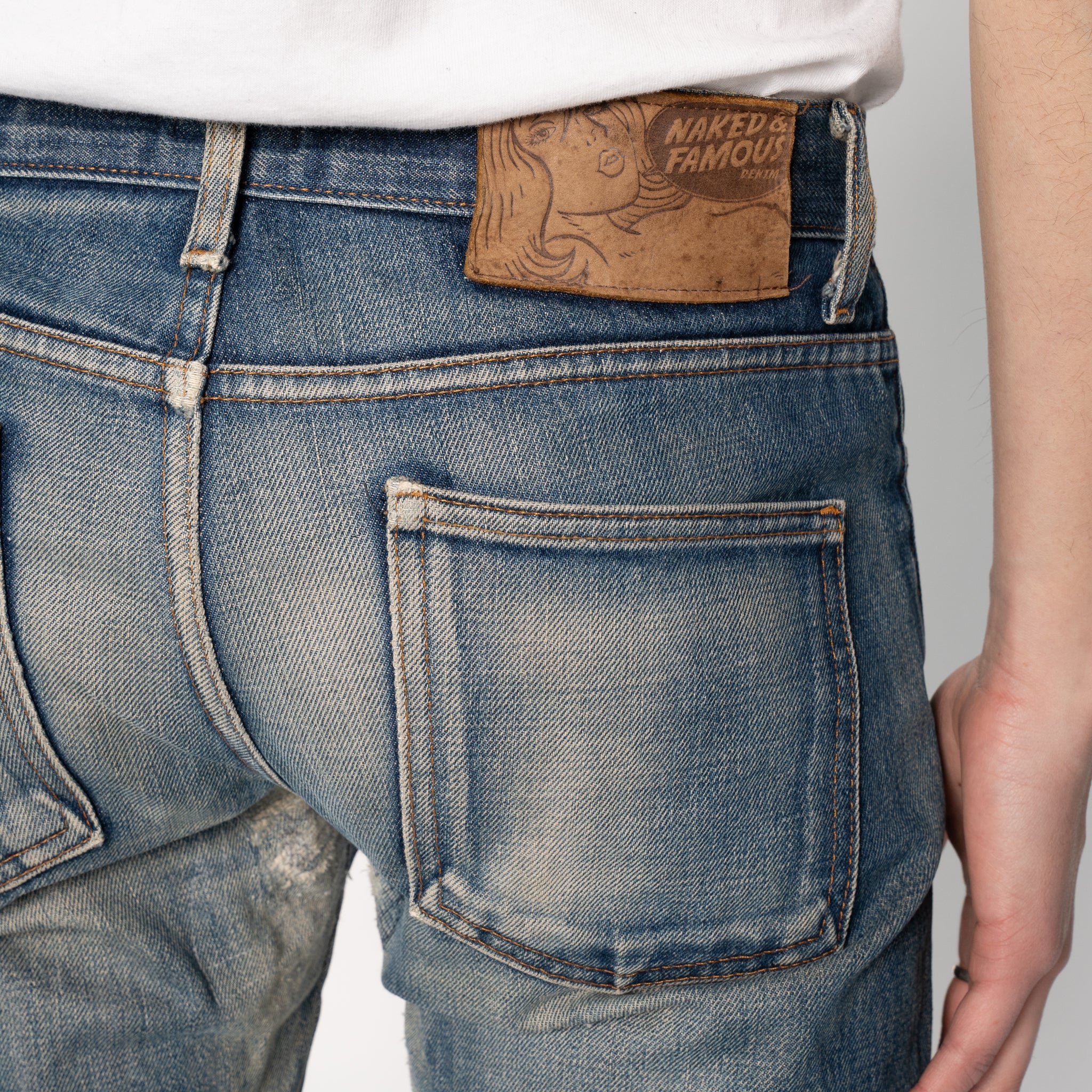 Strong Guy - Dirty Fade Selvedge by Naked & Famous Denim