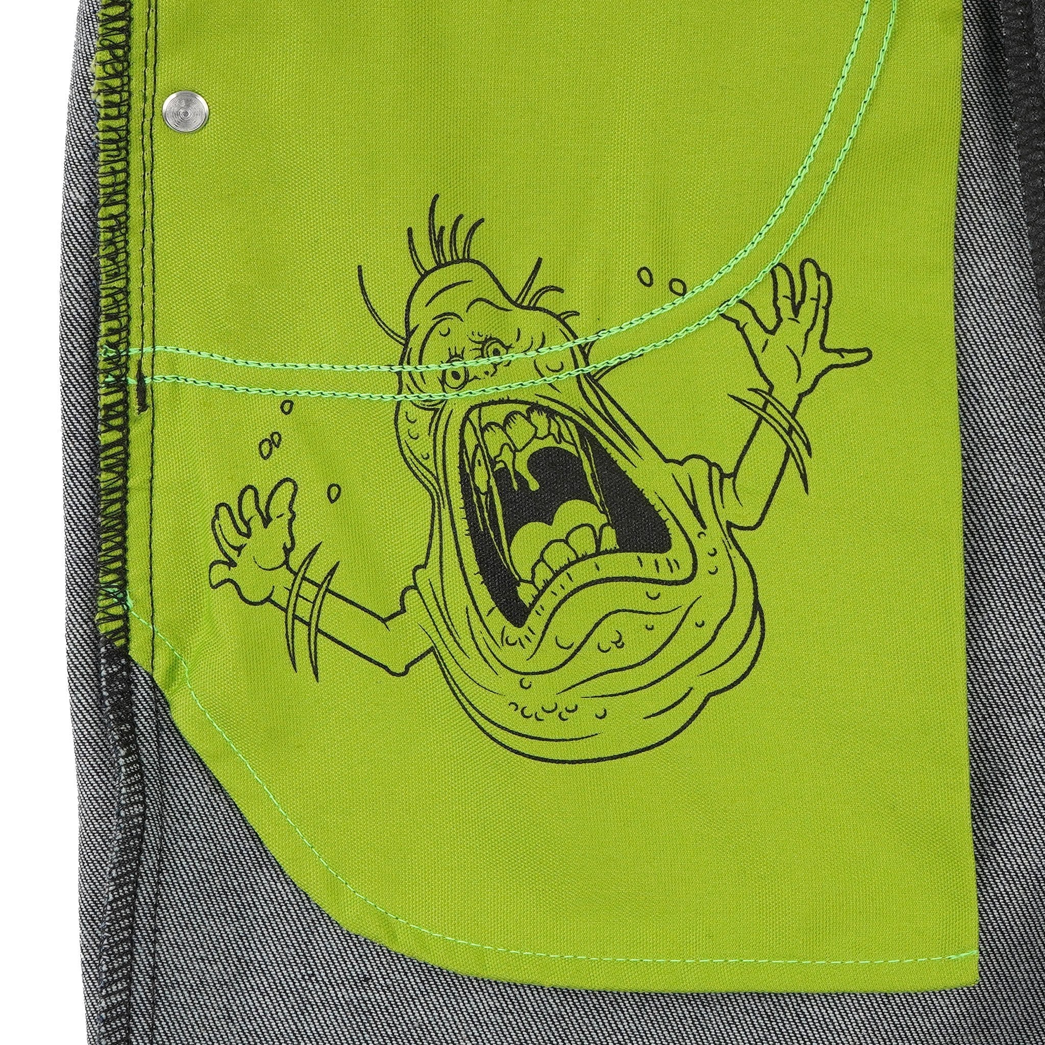 Weird Guy - Ghostbusters Slimer Glow In The Dark Selvedge by Naked & Famous Denim