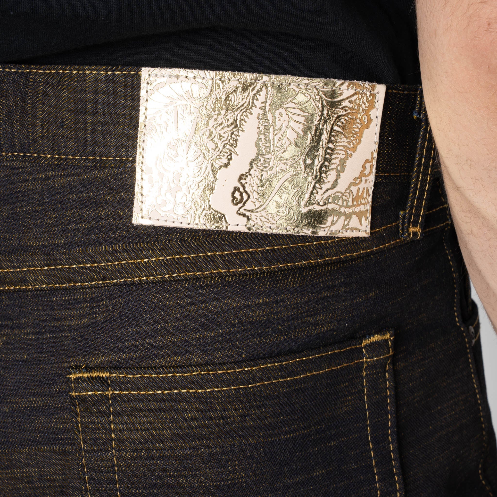 True Guy - King Ghidorah: The Three-Headed Monster Denim by Naked & Famous Denim