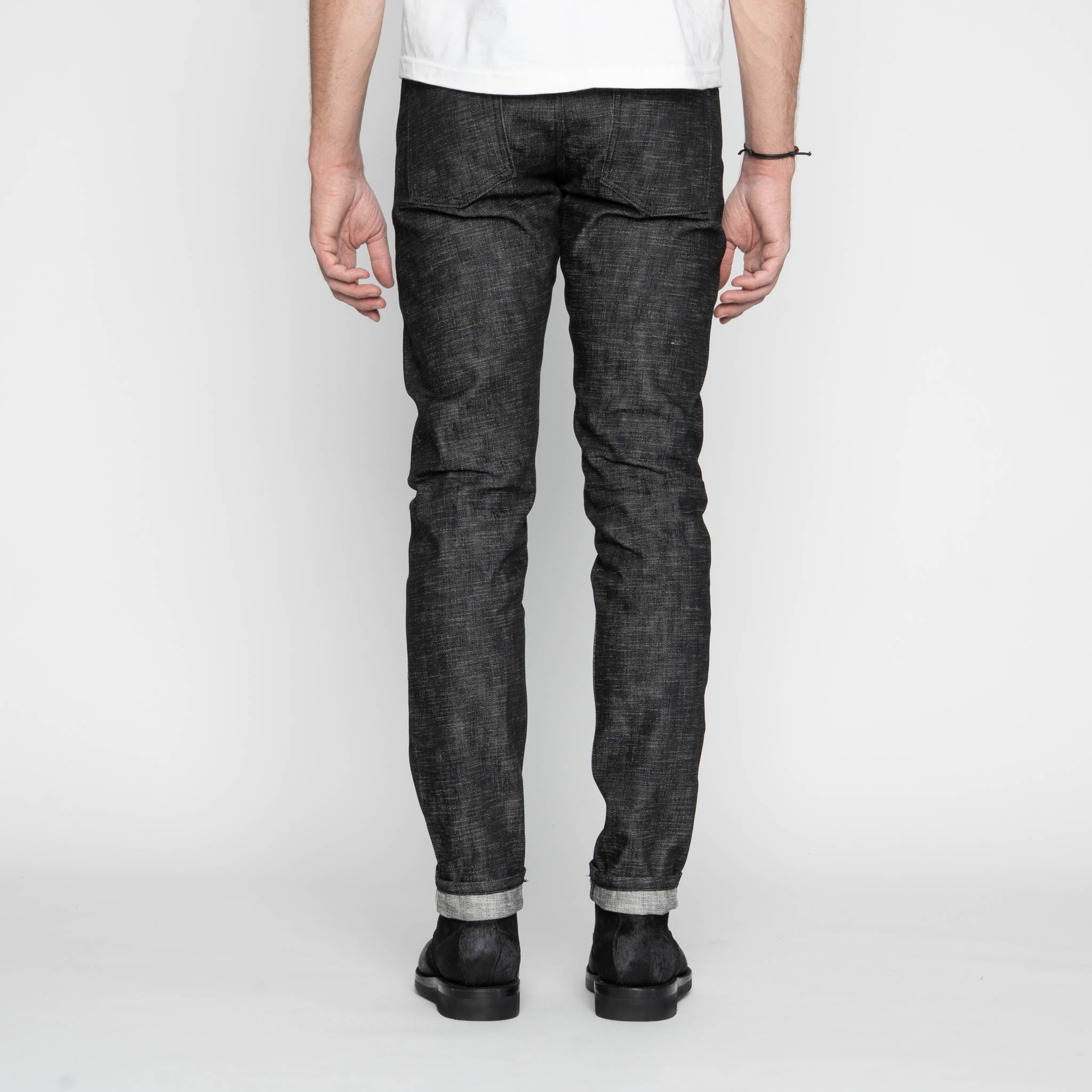 Super Guy - 1954 Godzilla Selvedge - Black by Naked & Famous Denim