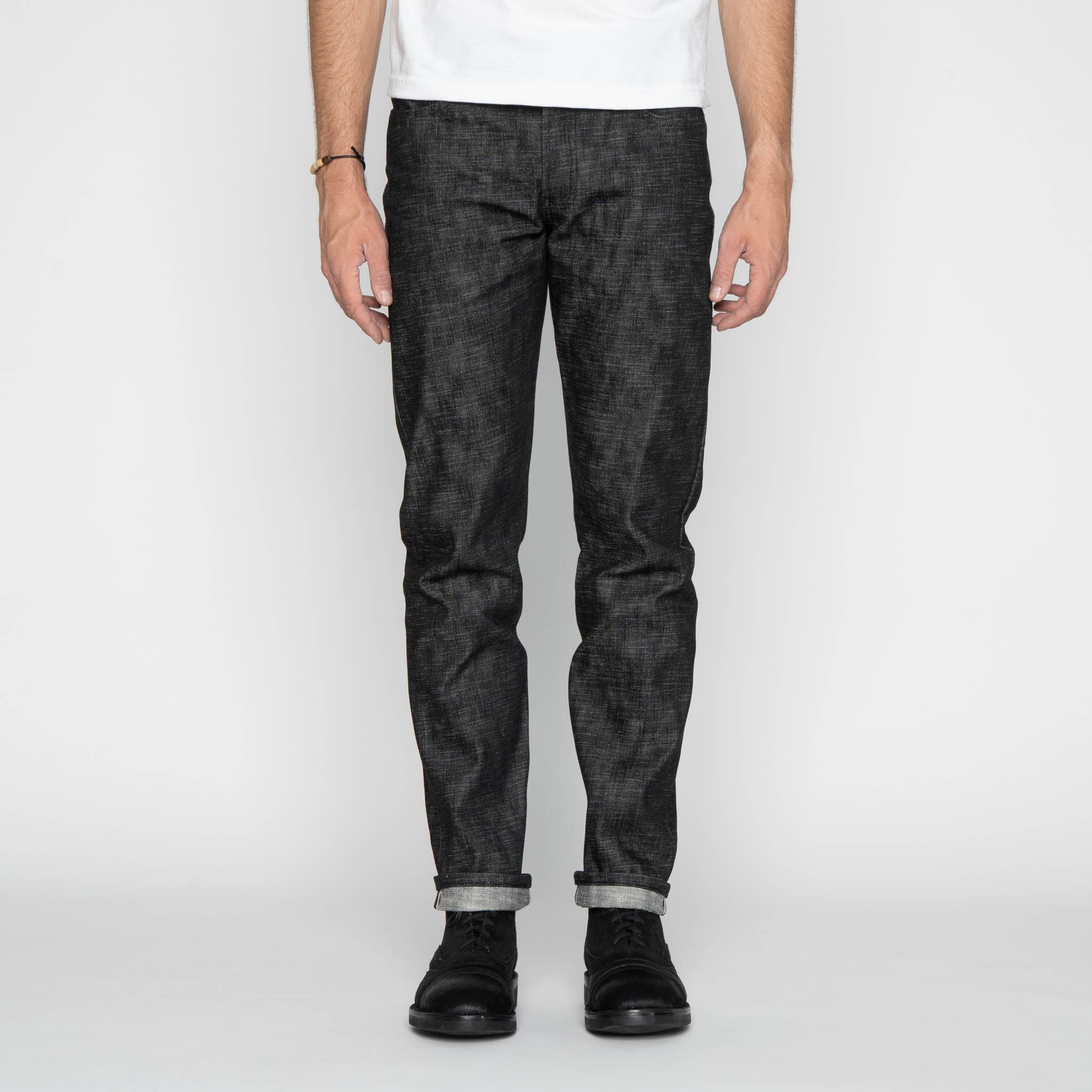 Weird Guy - 1954 Godzilla Selvedge - Black by Naked & Famous Denim