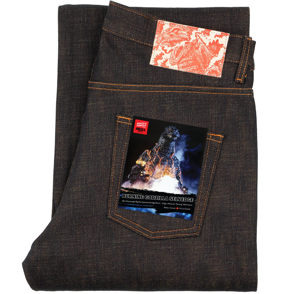 Strong Guy - Burning Godzilla Selvedge - Indigo by Naked & Famous Denim