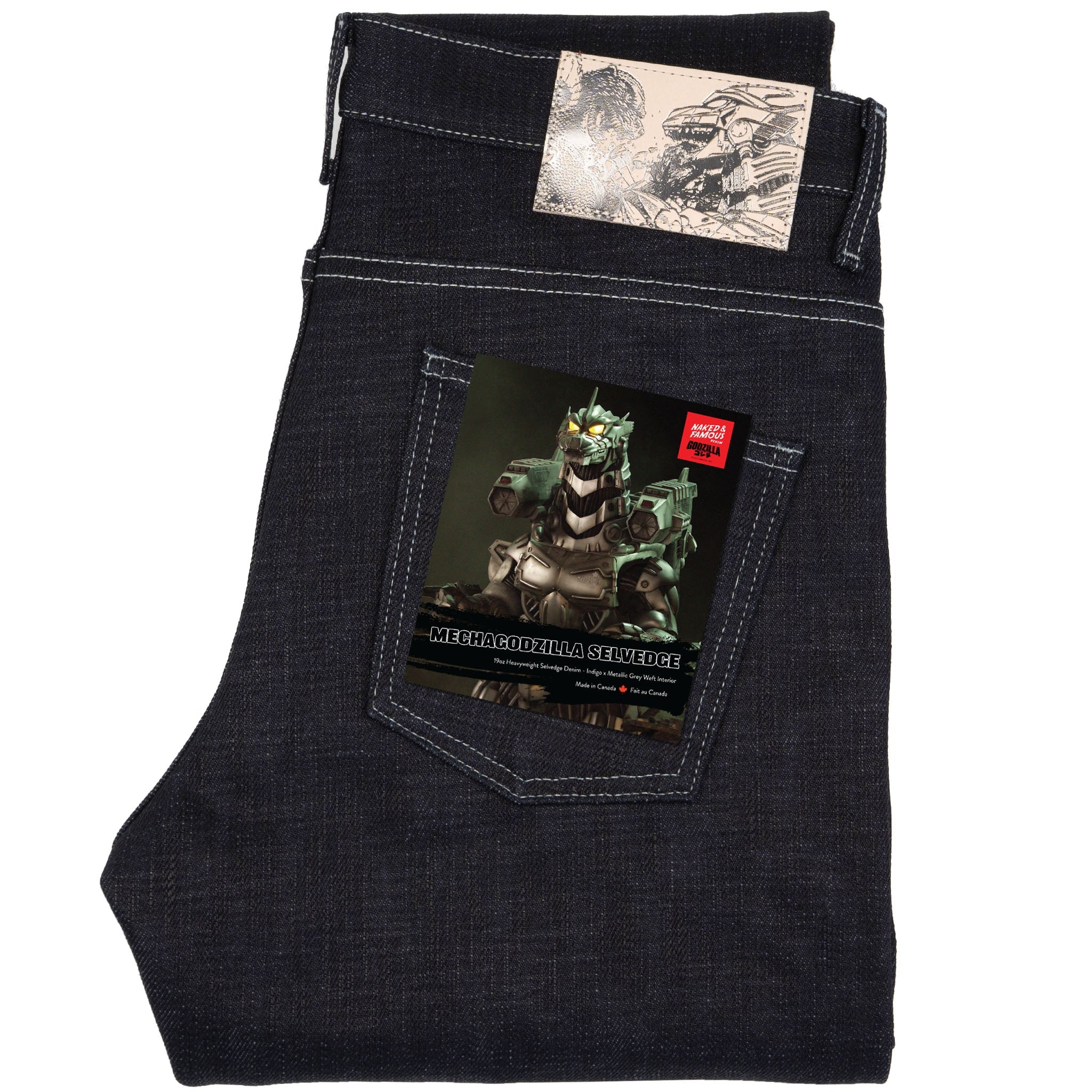 Super Guy - Mechagodzilla Selvedge - Indigo by Naked & Famous Denim