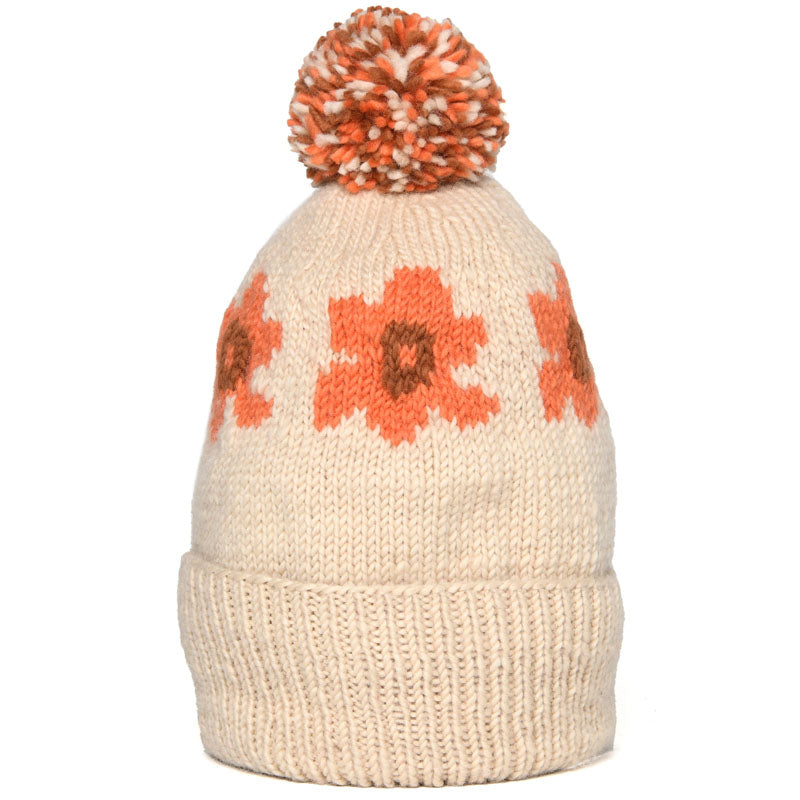 Double Cuff Cap Poppy - Tan by Chamula