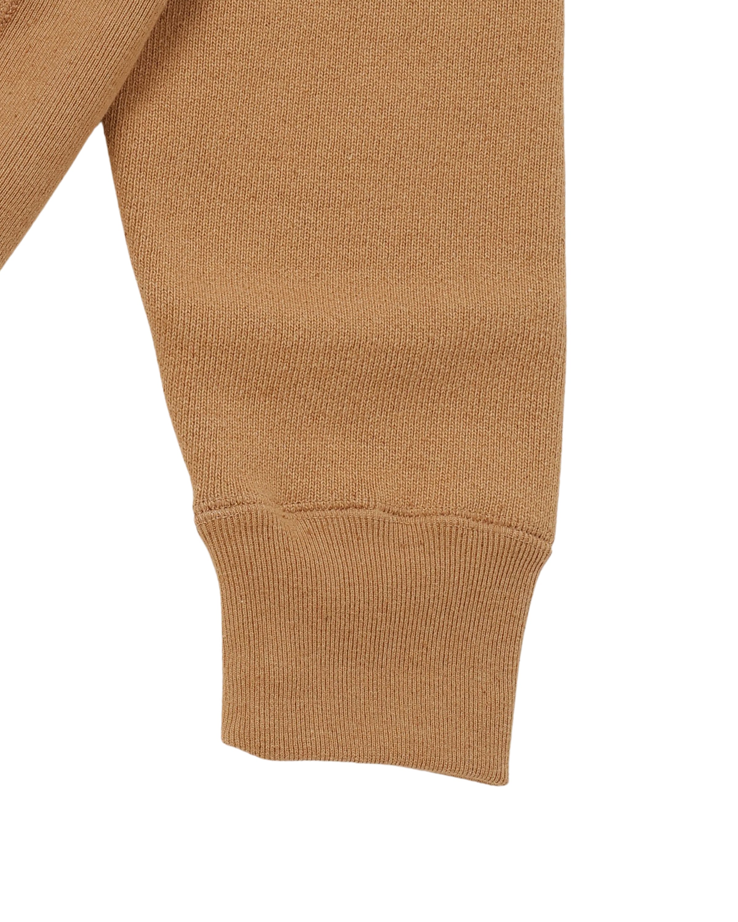 Pullover Crewneck - Foxfibre® Double Heavyweight French Terry - Coyote 80 by Wonder Looper