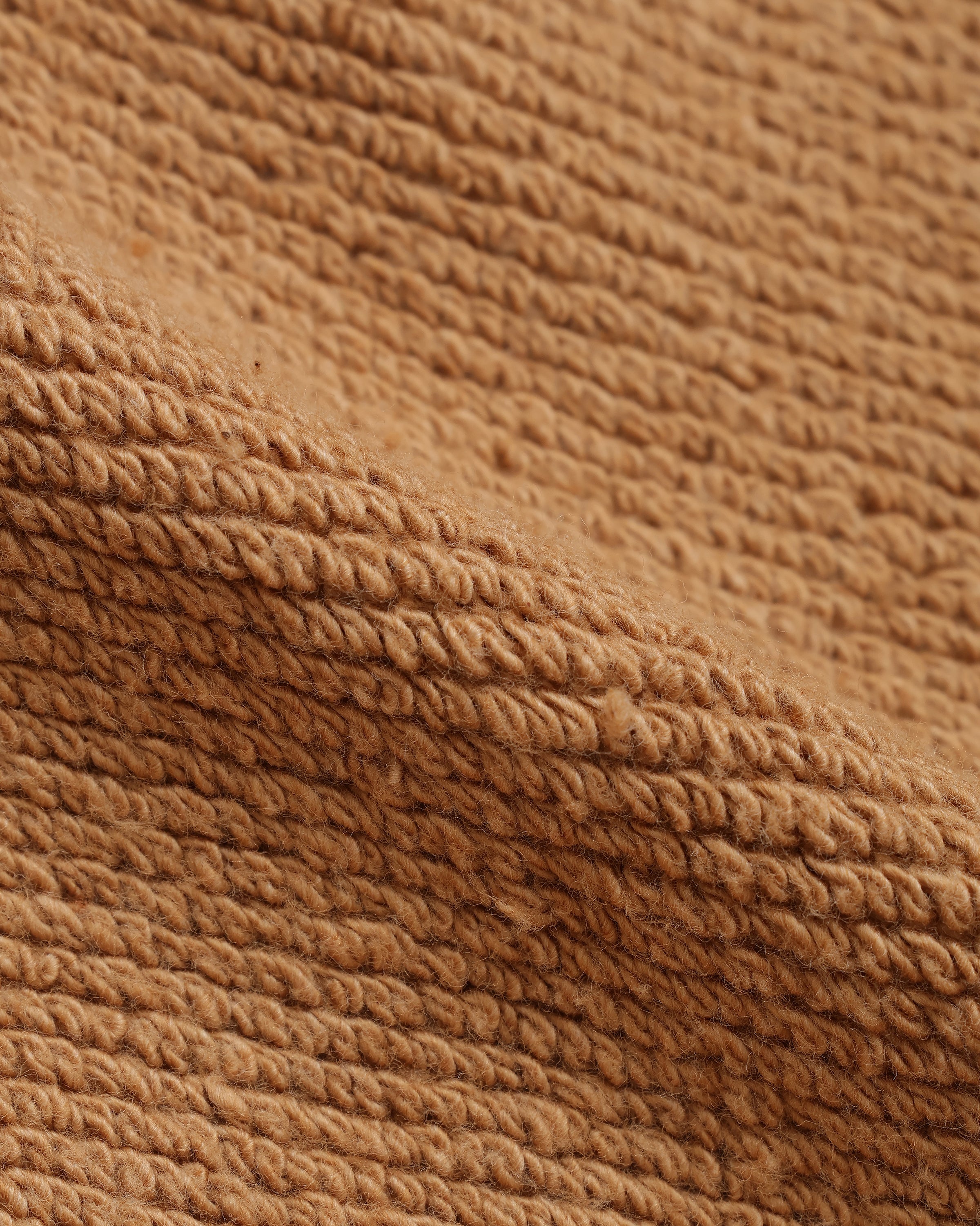 Pullover Crewneck - Foxfibre® Double Heavyweight French Terry - Coyote 80 by Wonder Looper