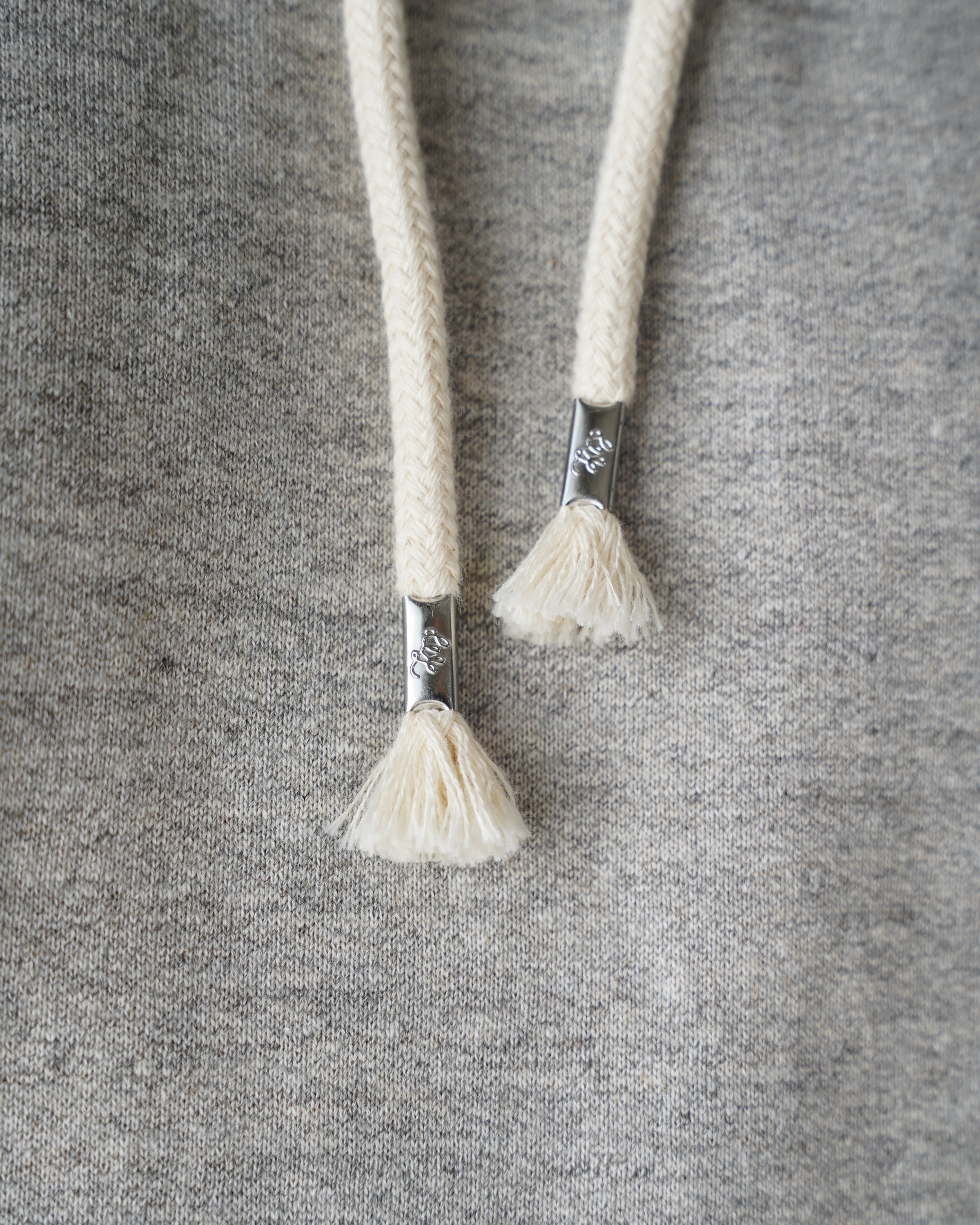 Pullover Hoodie - Fleeced Foxfibre® - Heather Grey by Wonder Looper