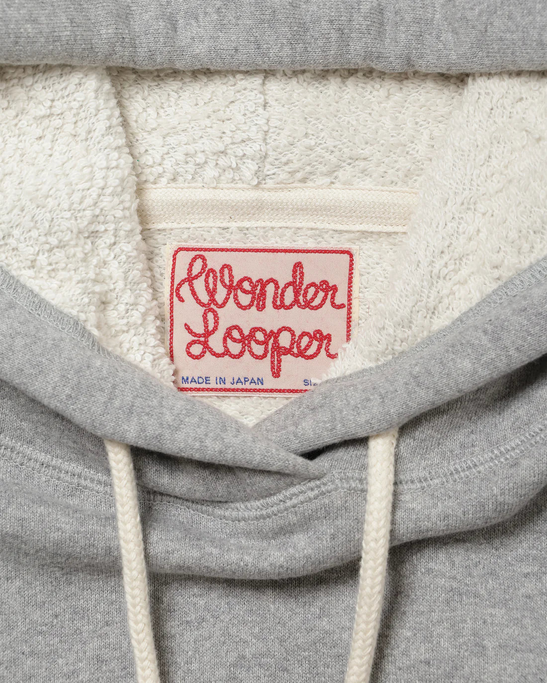 Pullover Hoodie - Super Looper French Terry - Heather Grey by Wonder Looper
