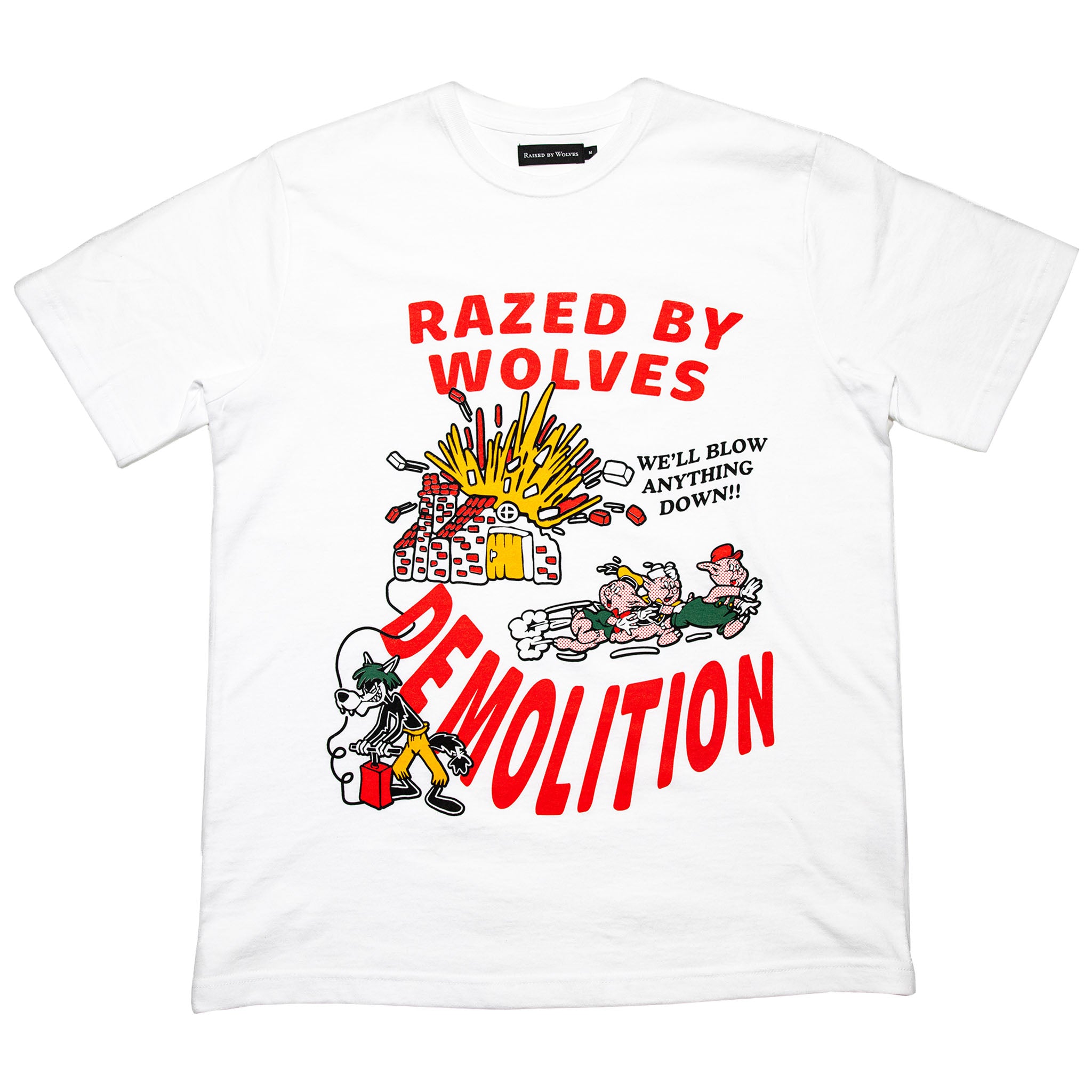 Razed by Wolves Tee - White by Raised by Wolves