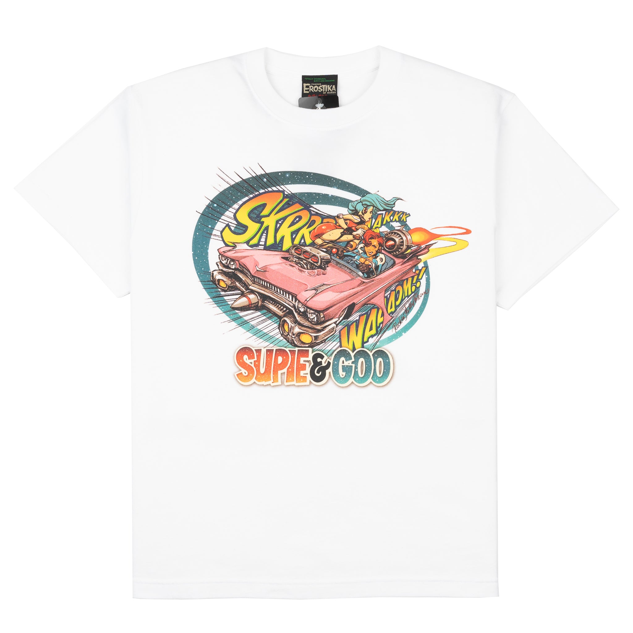 Get Away T-shirt - White by Erostika by Rockin'Jelly Bean