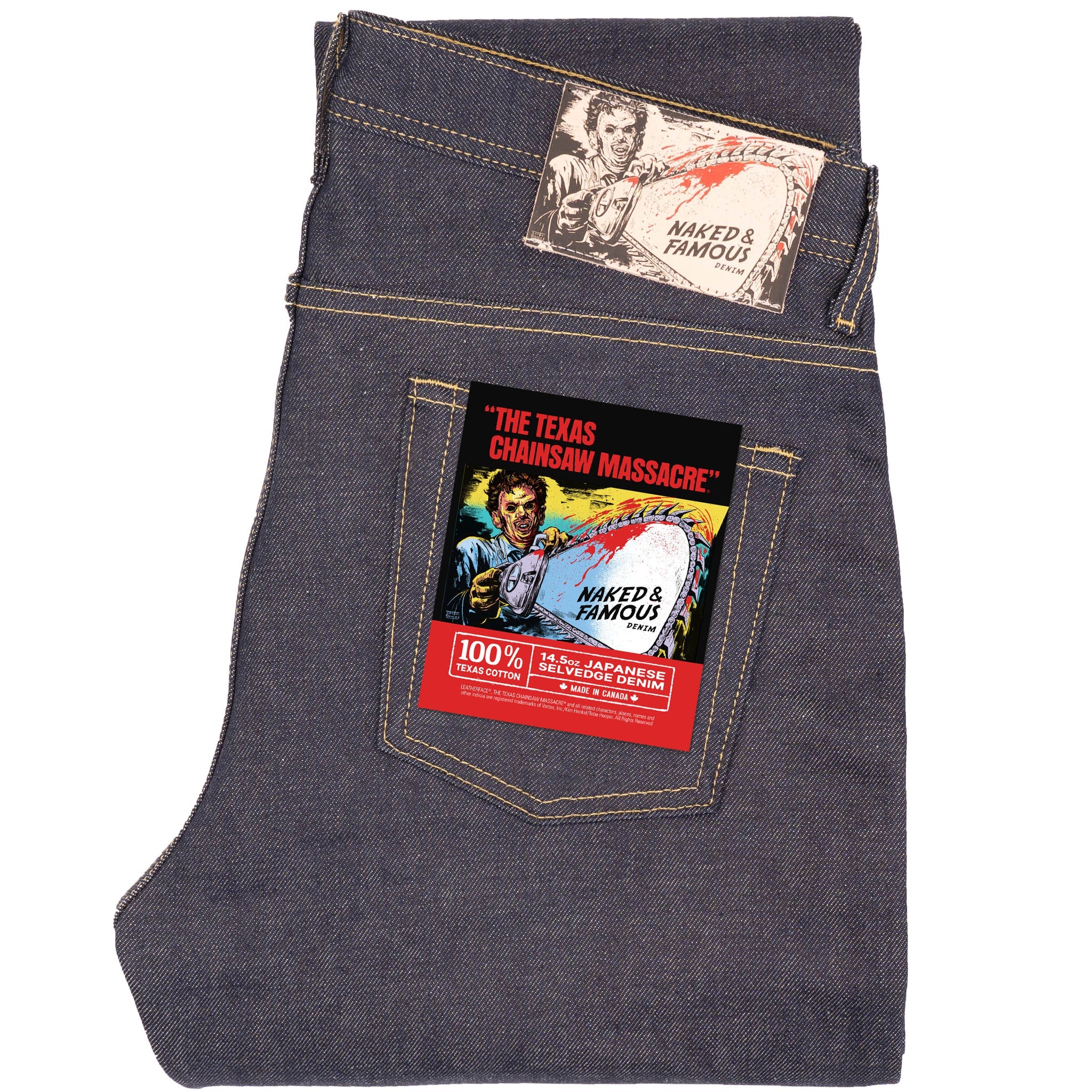 Weird Guy - Texas Chainsaw Massacre "Leatherface" Selvedge - Indigo by Naked & Famous Denim