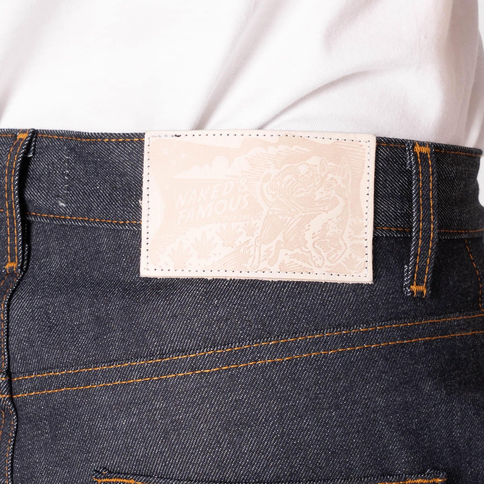 Easy Guy - Dia De Los Muertos Selvedge - Indigo by Naked & Famous Denim
