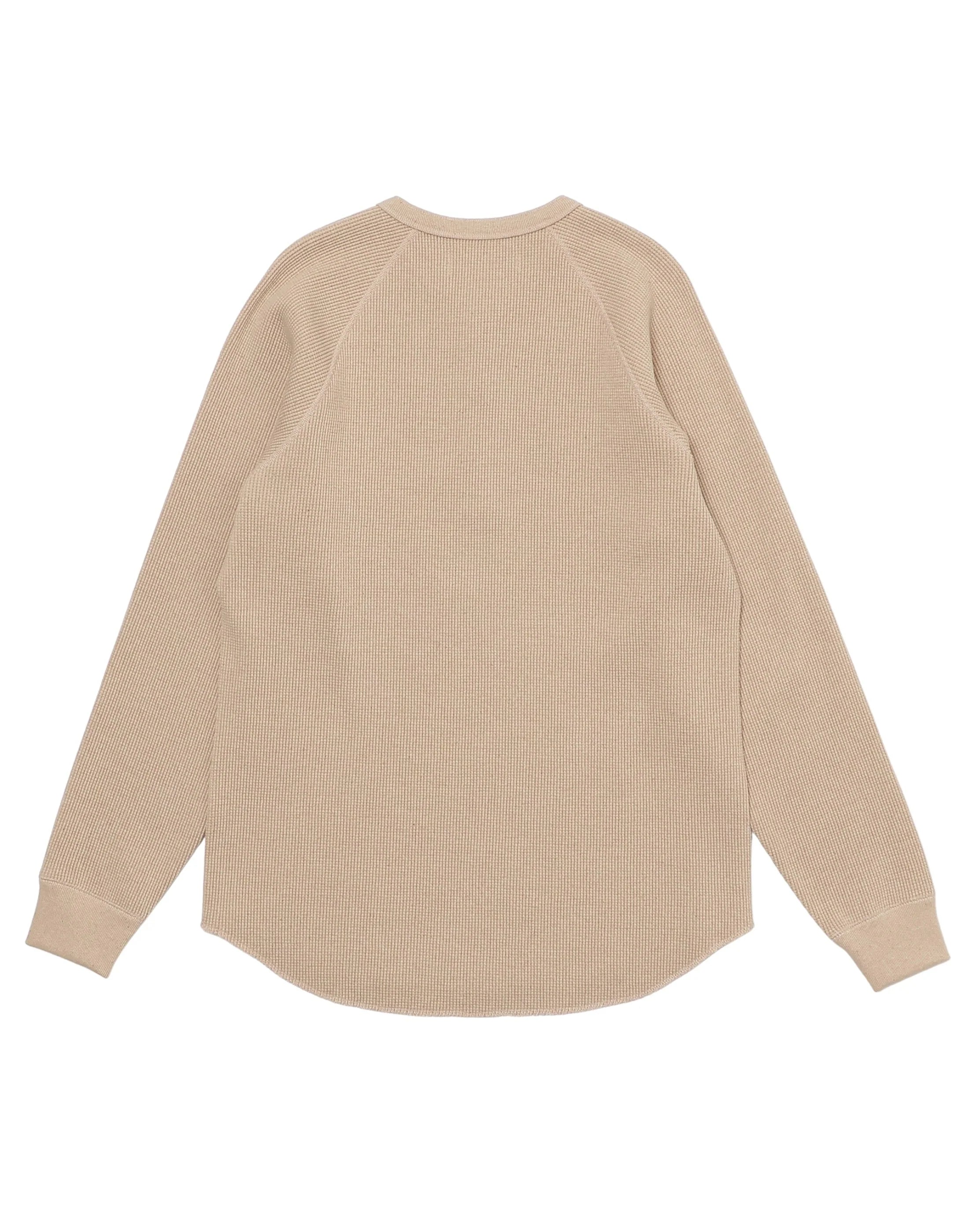 Henley - Foxfibre Heavyweight Waffle -Coyote 15 by Wonder Looper