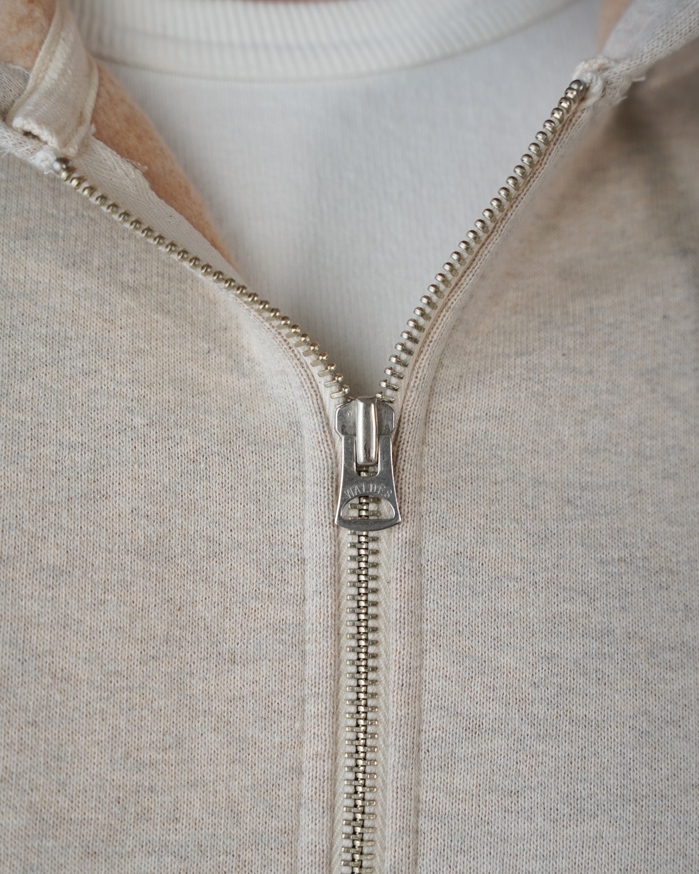Zip Hoodie - Fleeced Foxfibre® - Oatmeal by Wonder Looper