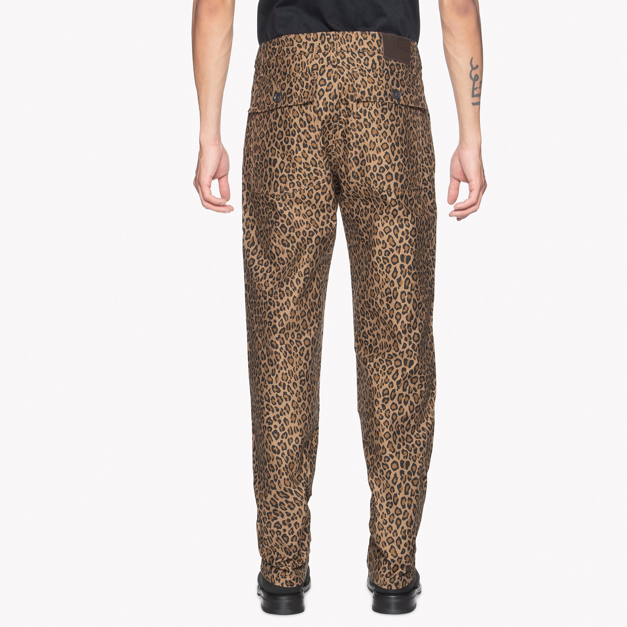 Work Pant - Leopard Print by Naked & Famous Denim