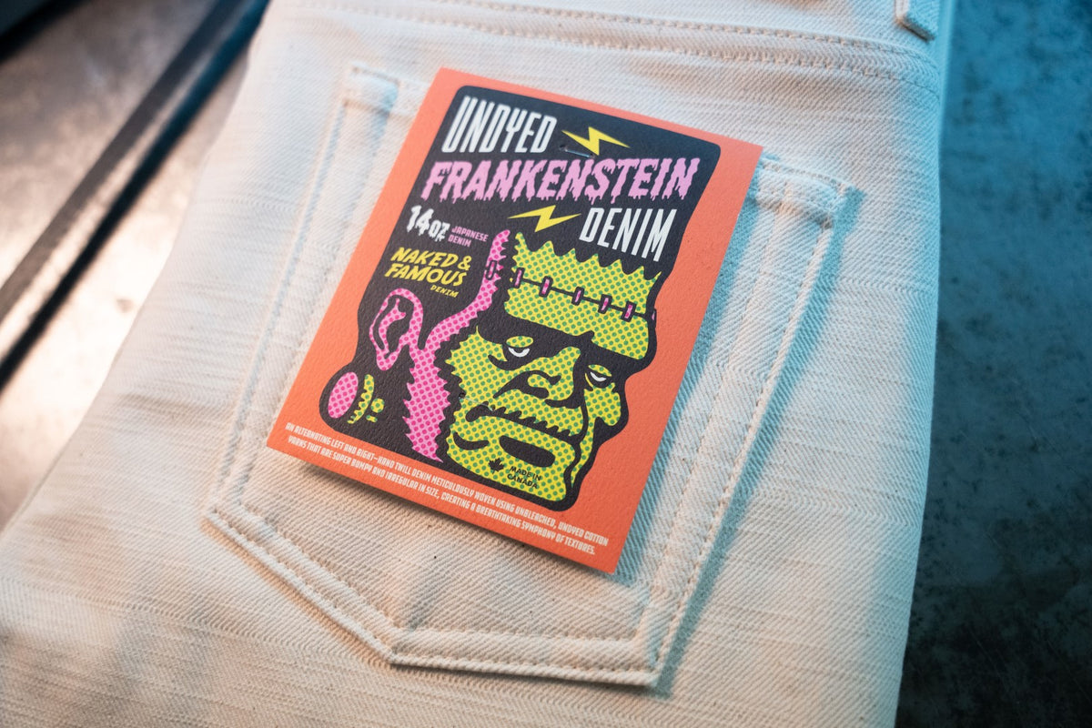 Reviving A Cult Classic: Introducing The Undyed Frankenstein Denim